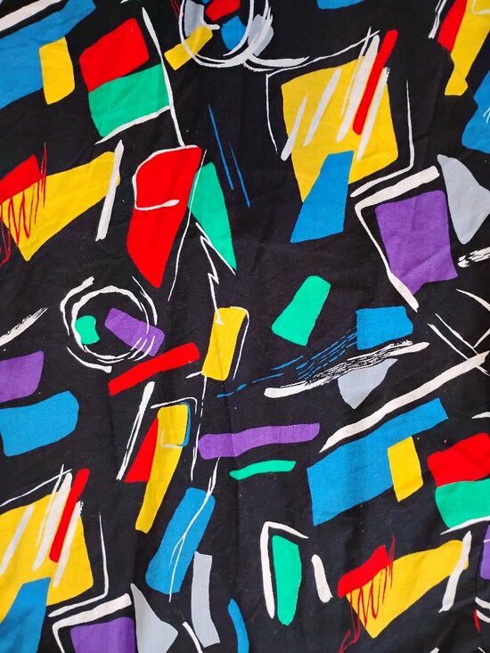 Other Vintage 80s Bermuda Abstract Geometric Button Shirt Size US XL / EU 56 / 4 - 5 Thumbnail