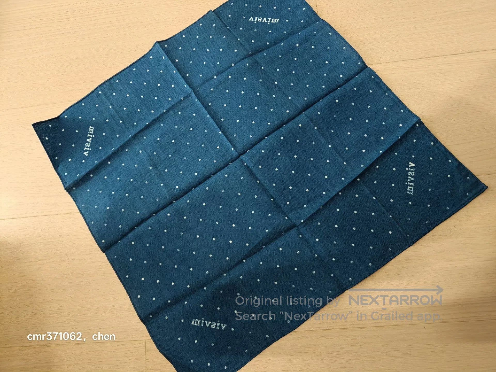 Visvim visvim Blue Polka Dot Bandana 50x50cm. Size ONE SIZE - 5 Thumbnail