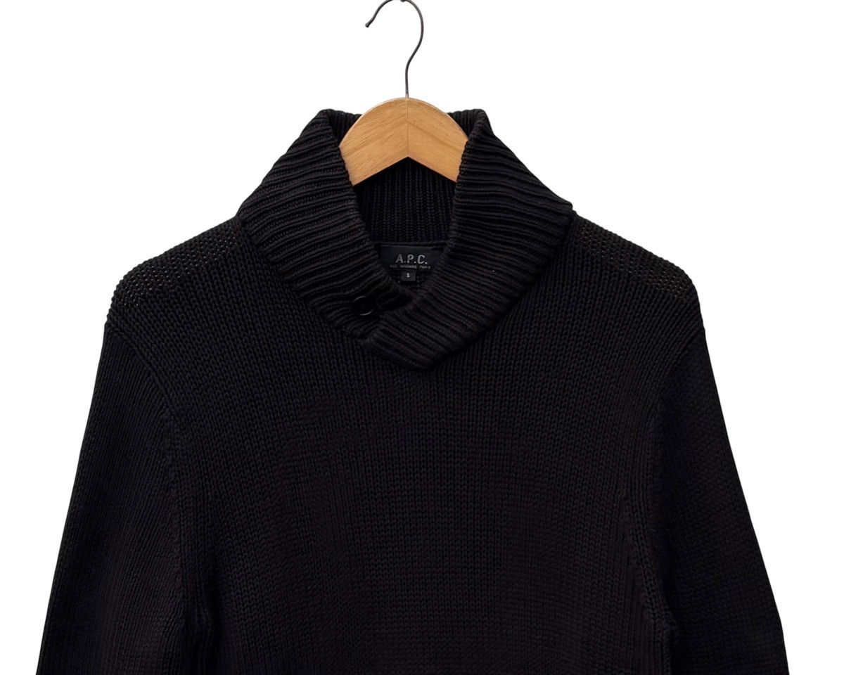 A.P.C. Apc Black Knitwear Jumper Size US S / EU 44-46 / 1 - 2 Thumbnail