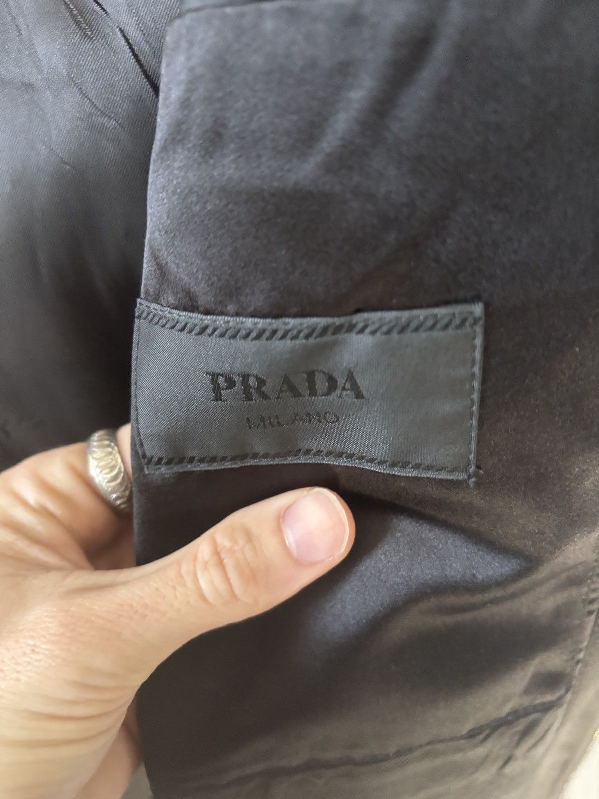Prada PRADA | TRIANGLE LOGO ZIP HOODIE Size US M / EU 48-50 / 2 - 11 Thumbnail