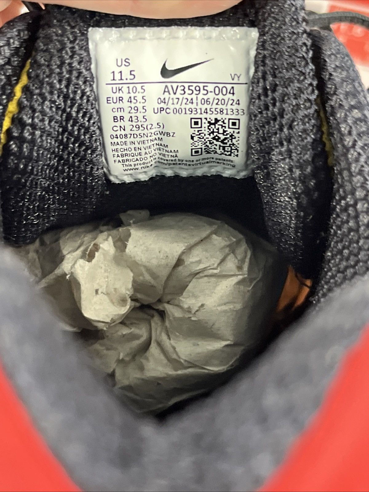 Nike Nike Shox TL Sunrise AV3595-004 Size US 11.5 / EU 44-45 - 4 Thumbnail