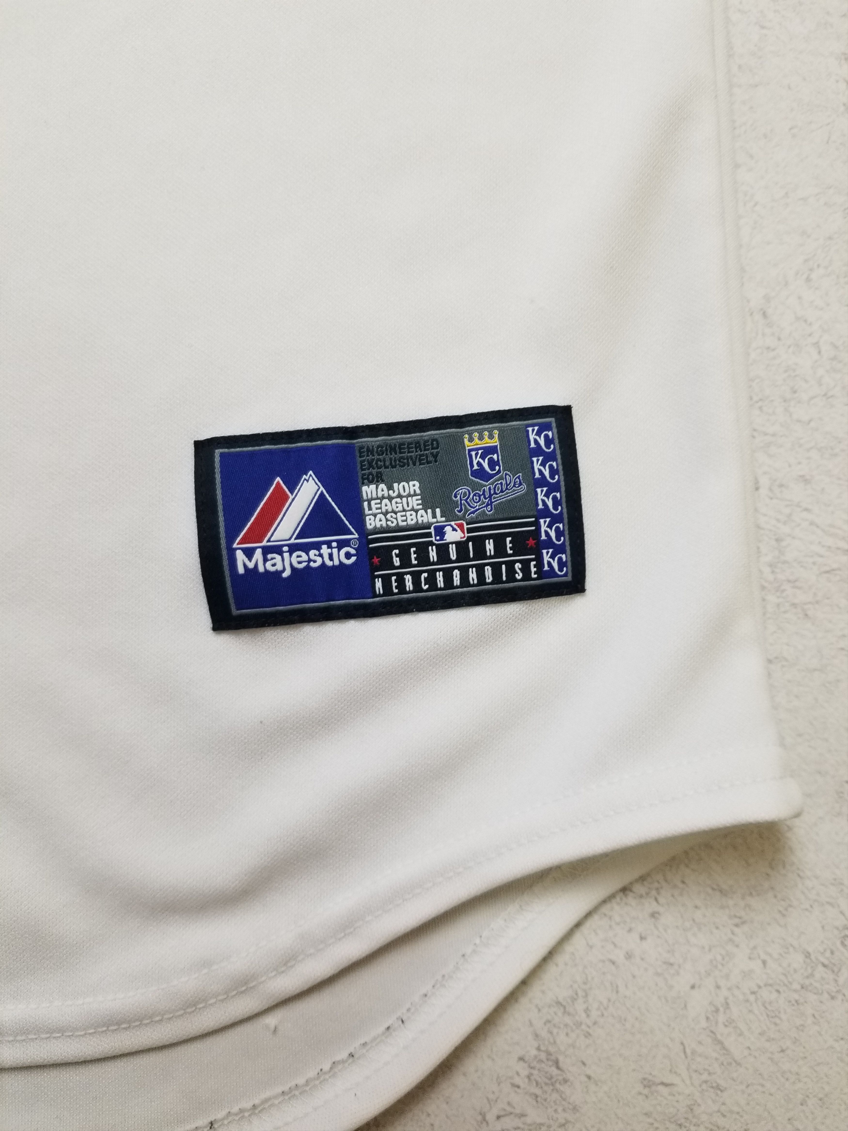 Majestic Vintage Majestic MLB Kansas City Royals White Jersey Size US S / EU 44-46 / 1 - 13 Thumbnail