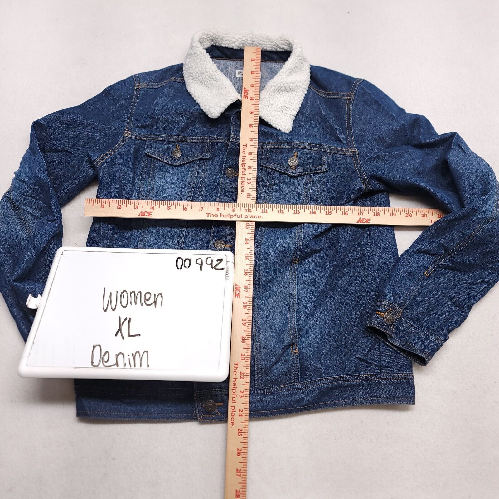 Epic Threads Epic Threads Button Up Long Sleeve Jacket Women Size XL Blue Size XL / US 12-14 / IT 48-50 - 6 Thumbnail