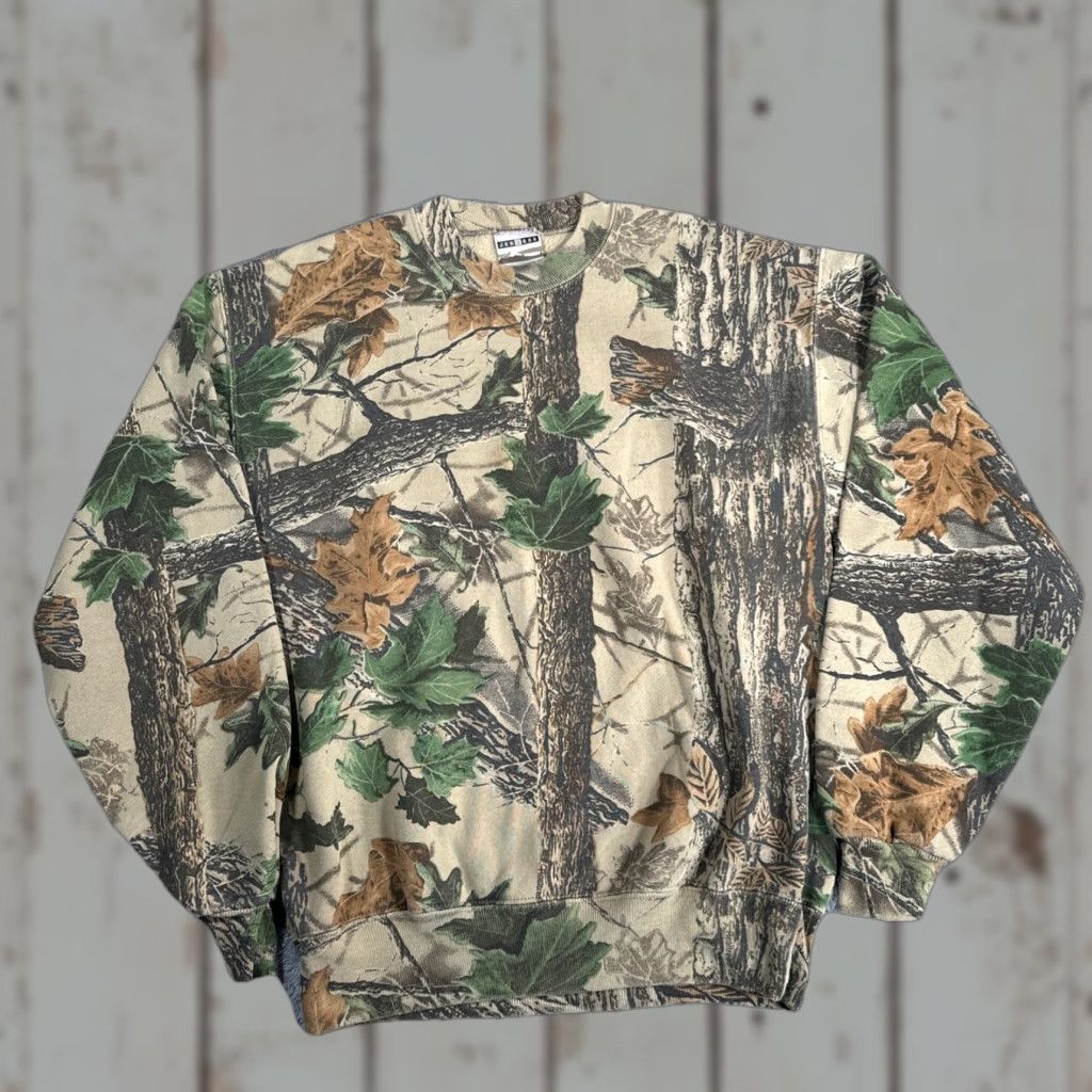 Jerzees VINTAGE Jerzees Outdoors Sweatshirt Men’s SZ M Realtree Camo Crewneck Pullover USA Hoodie? Size US M / EU 48-50 / 2 - 1 Thumbnail