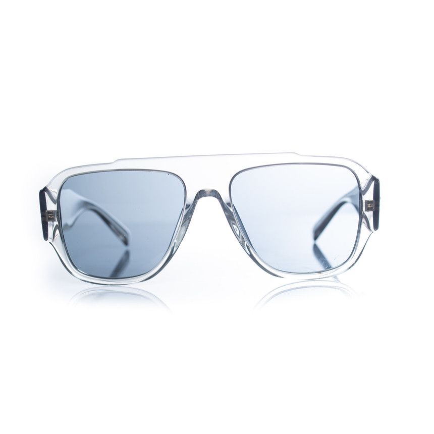 Versace Versace, transparent shield medusa sunglasses Size ONE SIZE - 2 Thumbnail