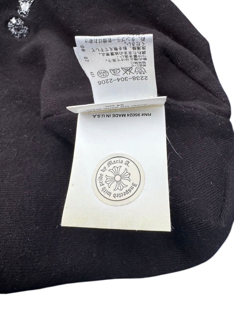 Chrome Hearts Chrome Hearts Thermal Beanie (All Black) Size ONE SIZE - 3 Thumbnail