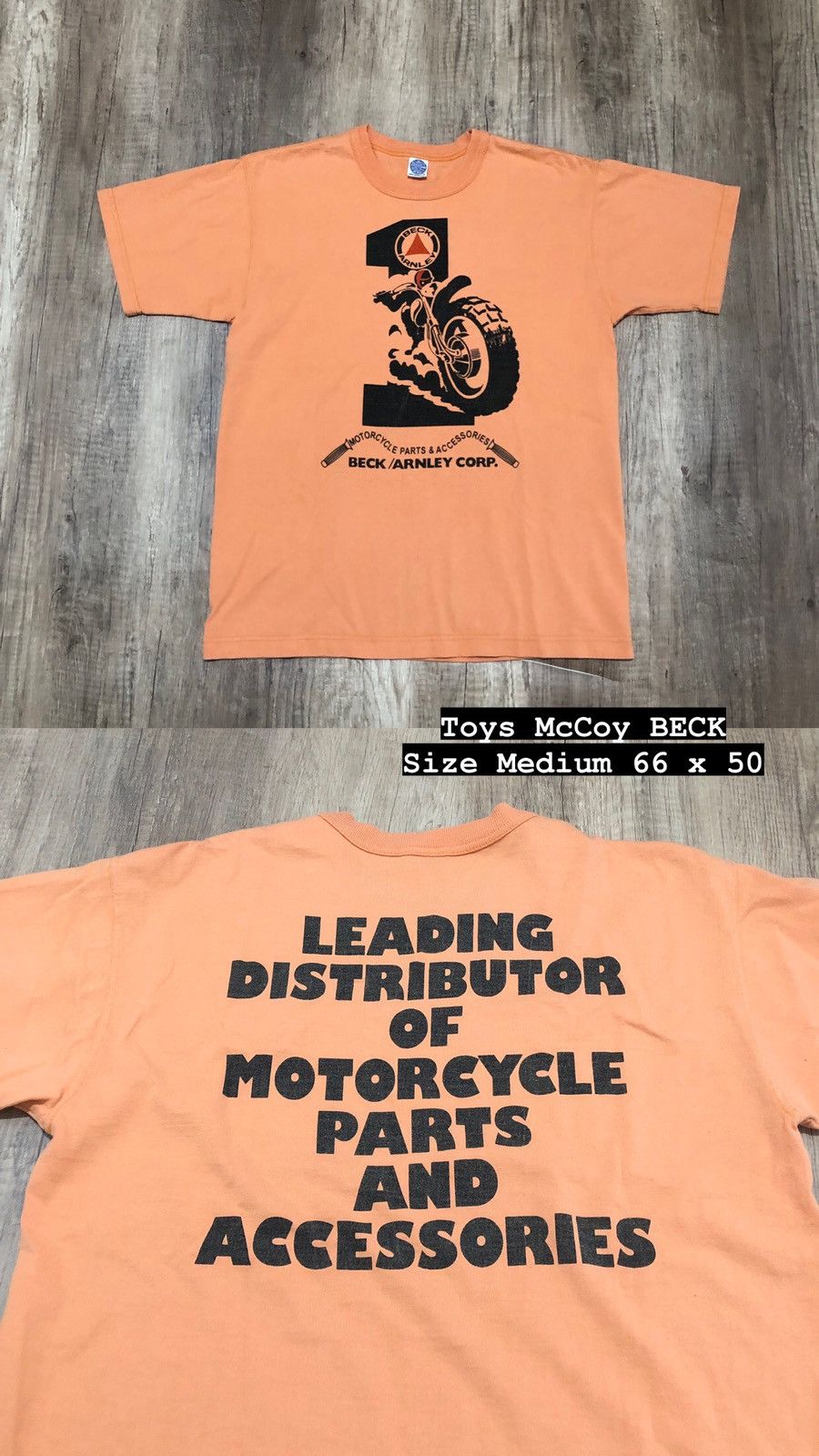 TOYS McCOY Toy McCoy Tee Beck Vintage Size US M / EU 48-50 / 2 - 2 Thumbnail