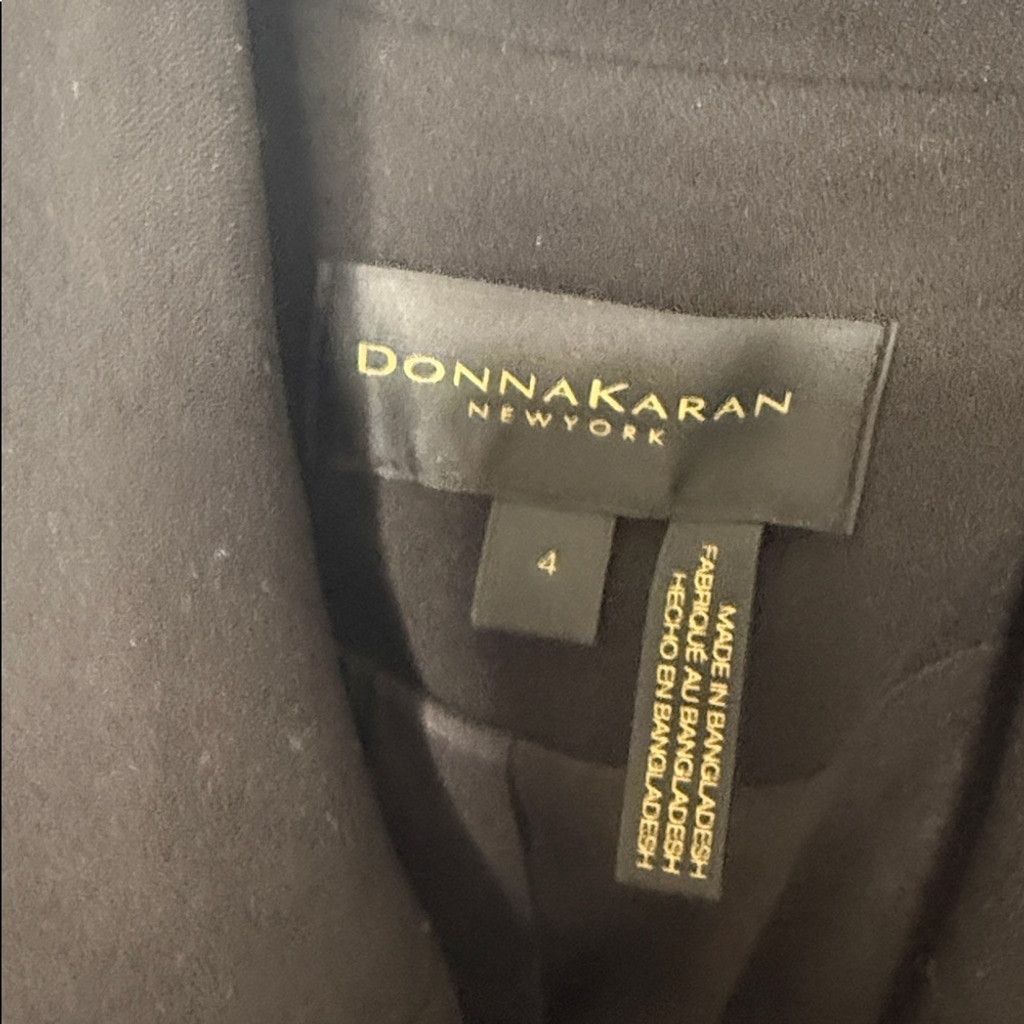 Donna Karan NWT Donna Karan double breasted black asymmetrical jacket 4 Size S / US 4 / IT 40 - 2 Thumbnail