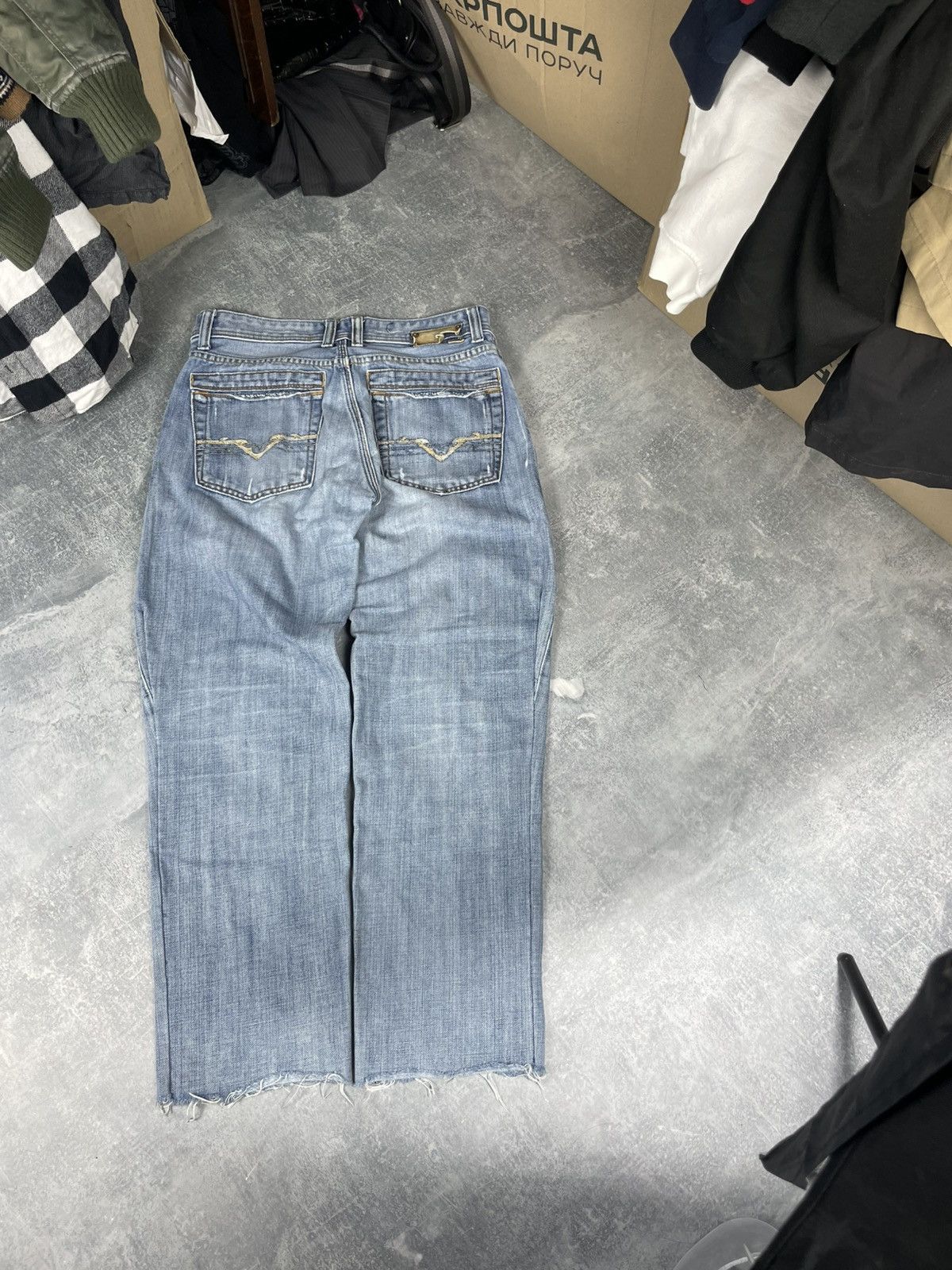 Diesel Rare Y2K diesel logo denim jeans Size US 30 / EU 46 - 3 Thumbnail