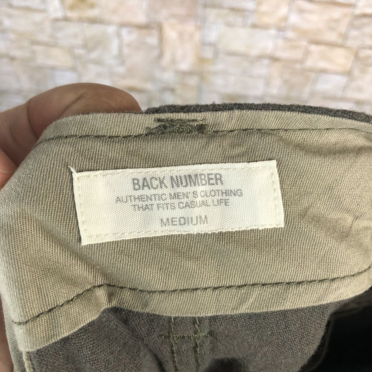 Japanese Brand Back Number Green Cargo Multipocket Pants #A594 Size US 30 / EU 46 - 20 Thumbnail