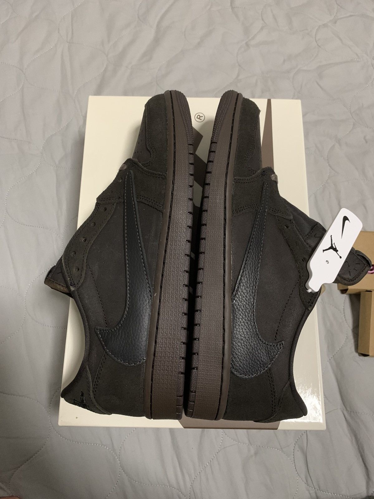 Jordan Brand Jordan 1 Travis Scott Vetvet Brown Retro Low TS Size US 10.5 / EU 43-44 - 5 Thumbnail