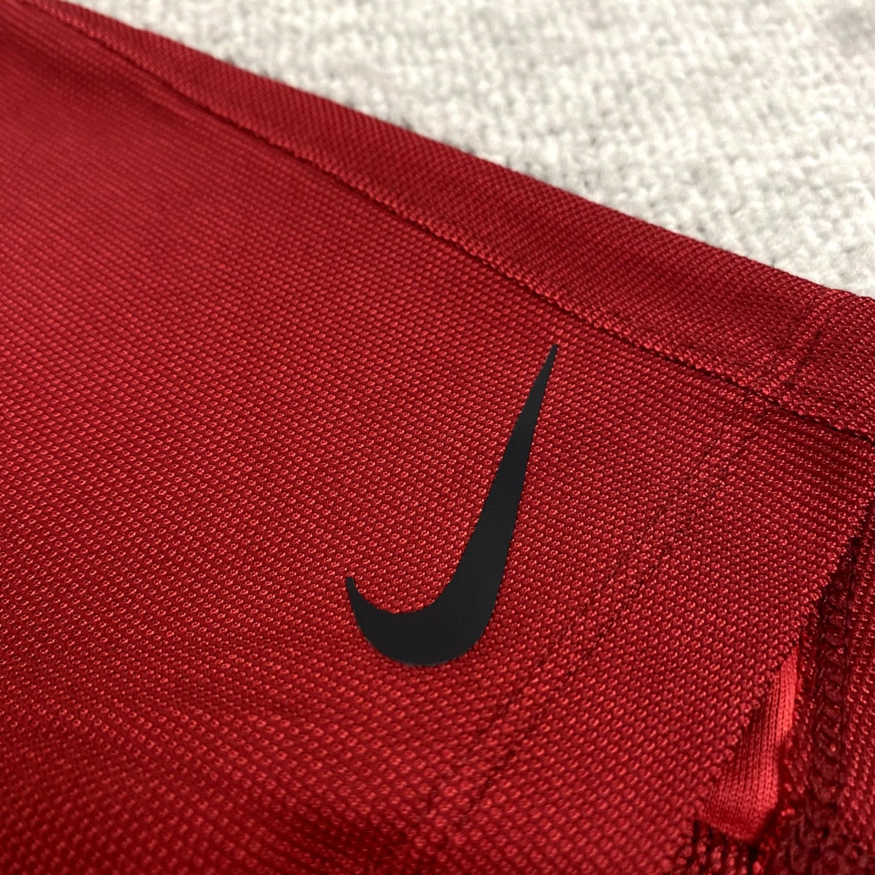 Nike VINTAGE NIKE Tiger Woods Polo Mens Large Sunday Red Snap Collar Dri-Fit ADV Golf Shirt Size US L / EU 52-54 / 3 - 6 Thumbnail