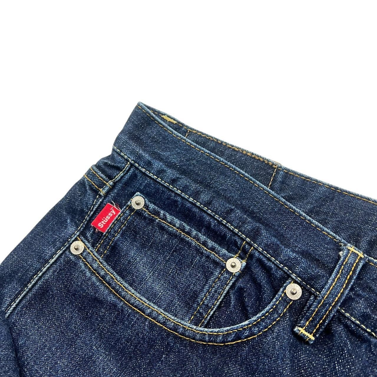 Stussy Vintage 2000s Stussy Navy & Blue Jeans - Waist: 36” Size US 36 / EU 52 - 5 Thumbnail
