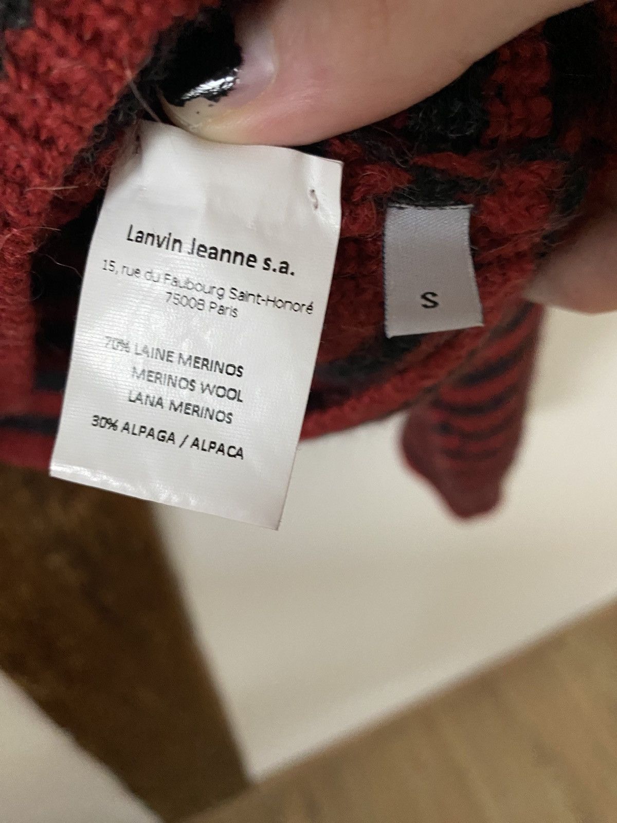 Lanvin Lanvin Striped Turtleneck Size US S / EU 44-46 / 1 - 5 Thumbnail