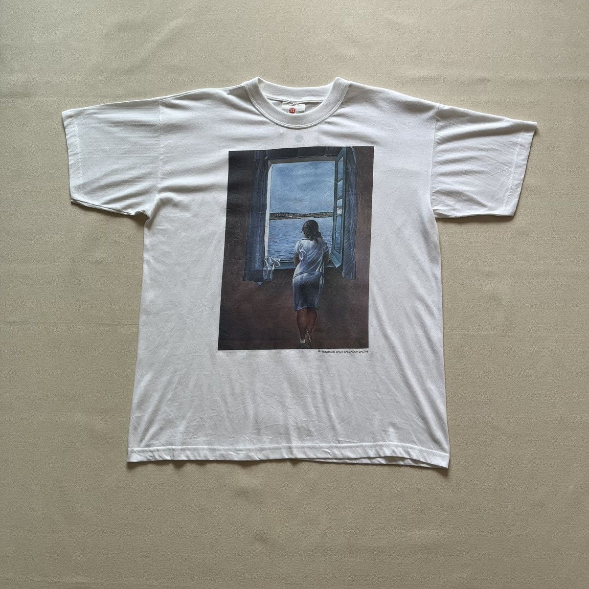 Vintage 1998 Vintage Salvador Dalí Printed T-Shirt Size US L / EU 52-54 / 3 - 1 Thumbnail