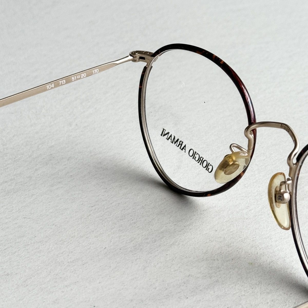 Giorgio Armani Giorgio Armani Vintage Glasses with Clip-on Sunglasses Size ONE SIZE - 7 Thumbnail