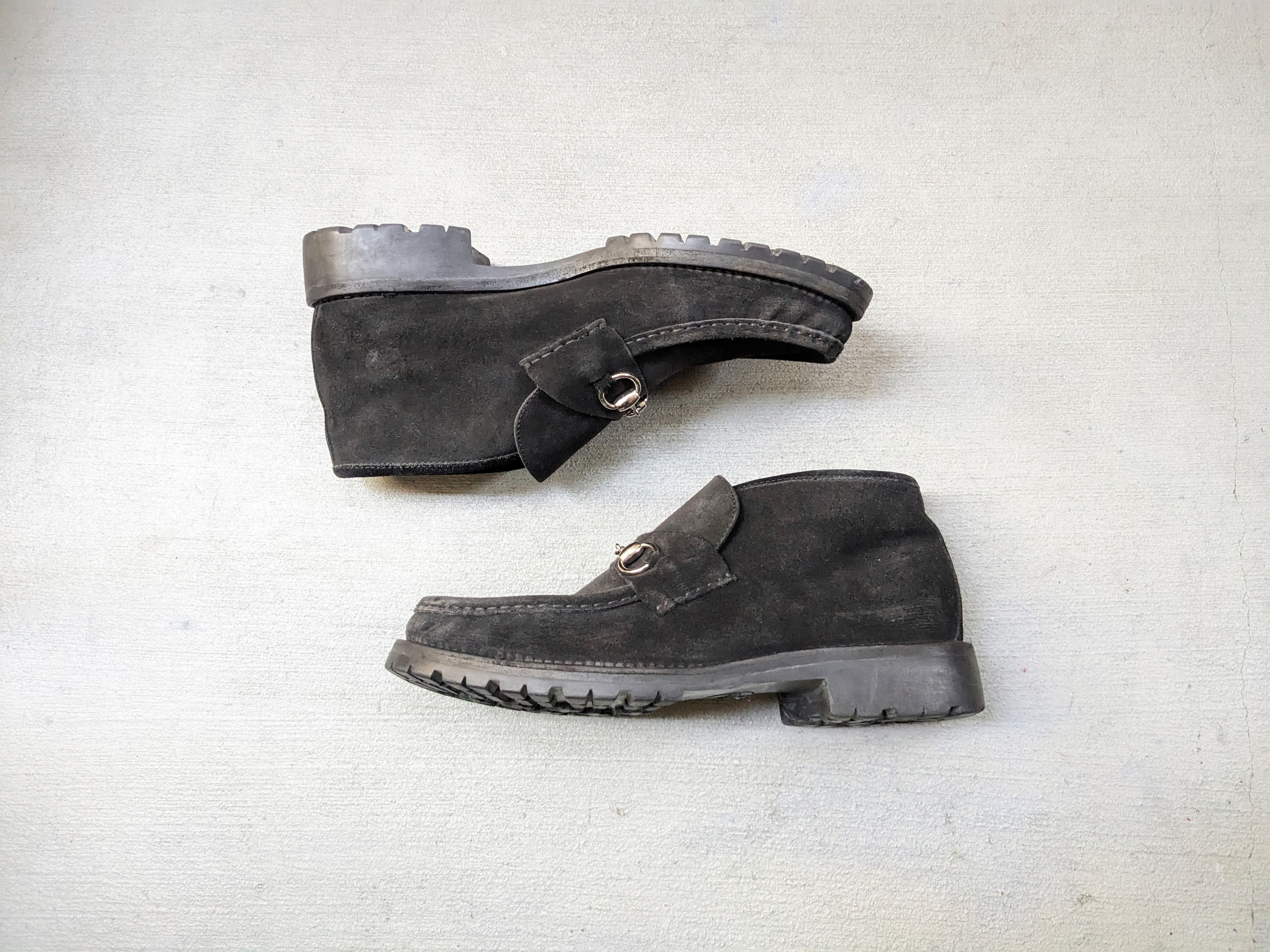 Gucci Gucci Horsebit Loafers Black Suede Size 10.5 Italy Slip On Size US 10.5 / EU 43-44 - 2 Thumbnail