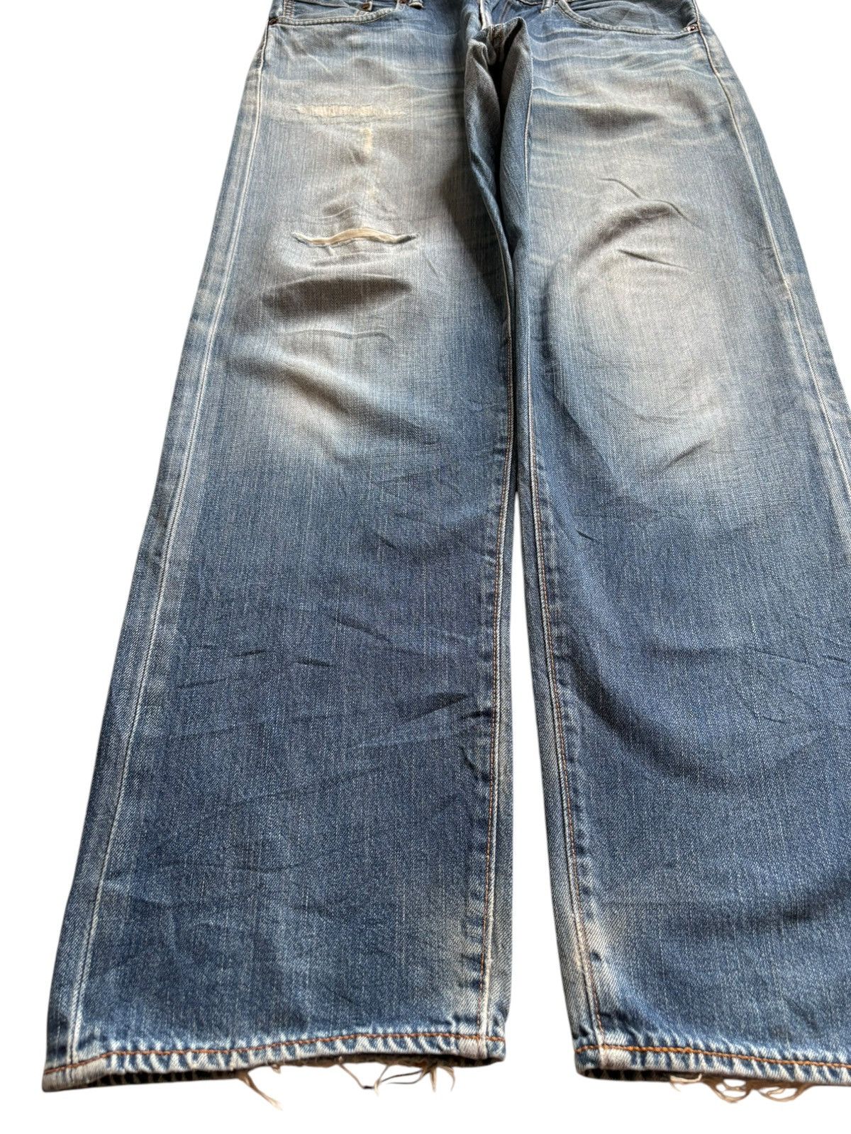 Levi's Vintage Y2K Levis 503 Patches Faded Wash Baggy Jeans Size US 35 - 6 Thumbnail