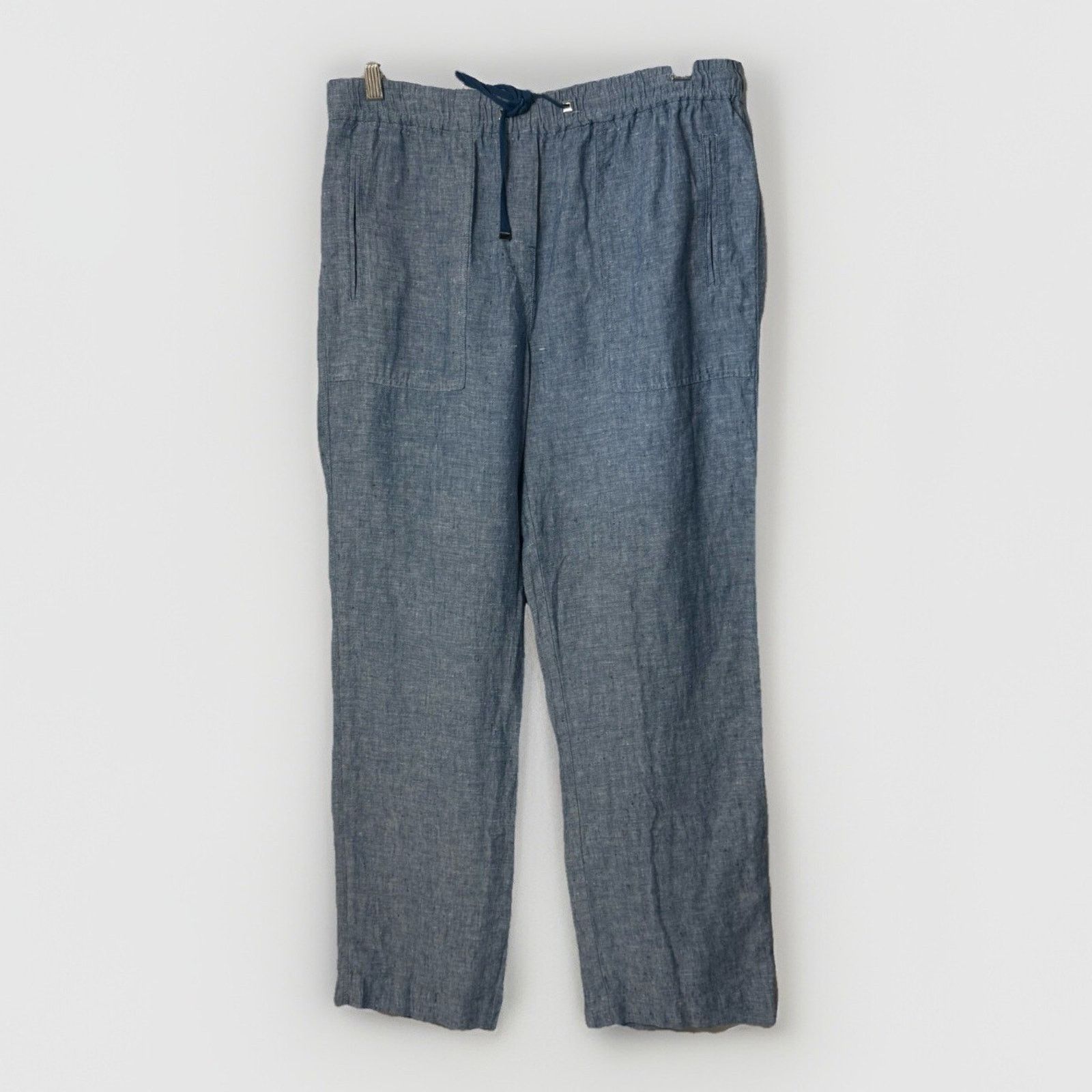 Other Rafaella Linen Pants Blue Casual Beach Nautical Resort Size 34" / US 12 / IT 48 - 1 Thumbnail