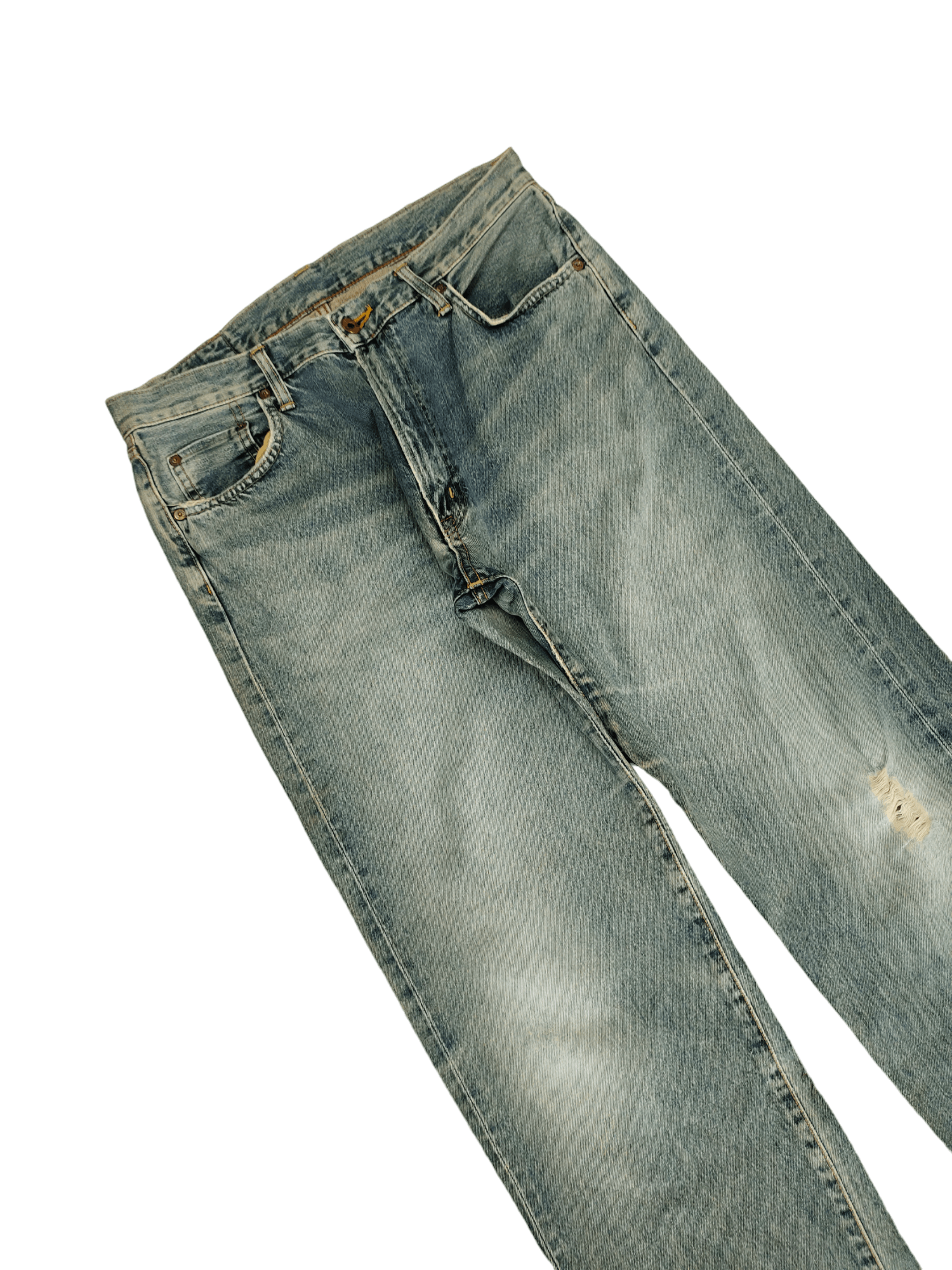 Edwin 90s Edwin 505XX Distress Selvedge Jeans Undercover Design Size US 33 - 6 Thumbnail