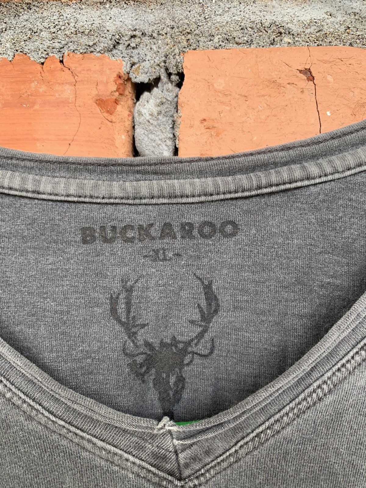 If Six Was Nine 2000s Buckaroo distressed pocket punk longsleeve Size US L / EU 52-54 / 3 - 9 Thumbnail