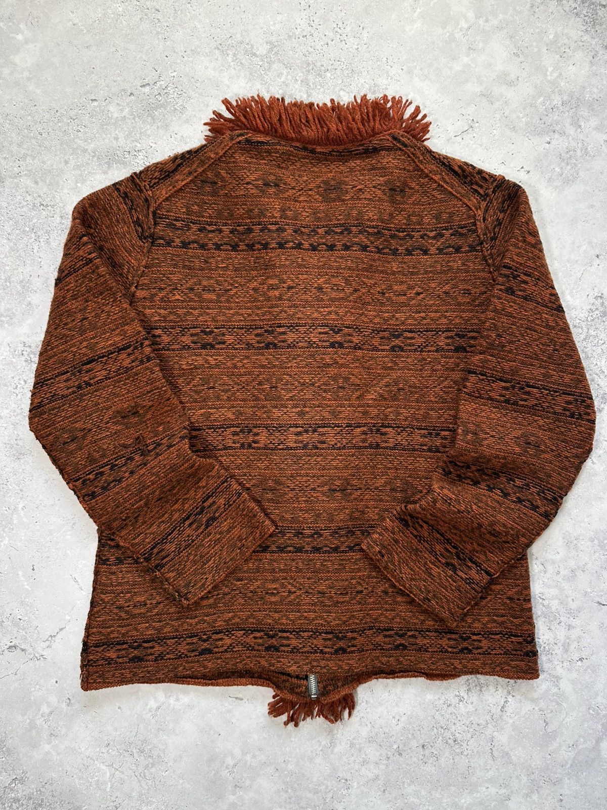 Comme des Garcons Homme Plus Comme Des Garçons Homme Plus 1999 Fringe Wool Zip Jumper Size US M / EU 48-50 / 2 - 7 Thumbnail