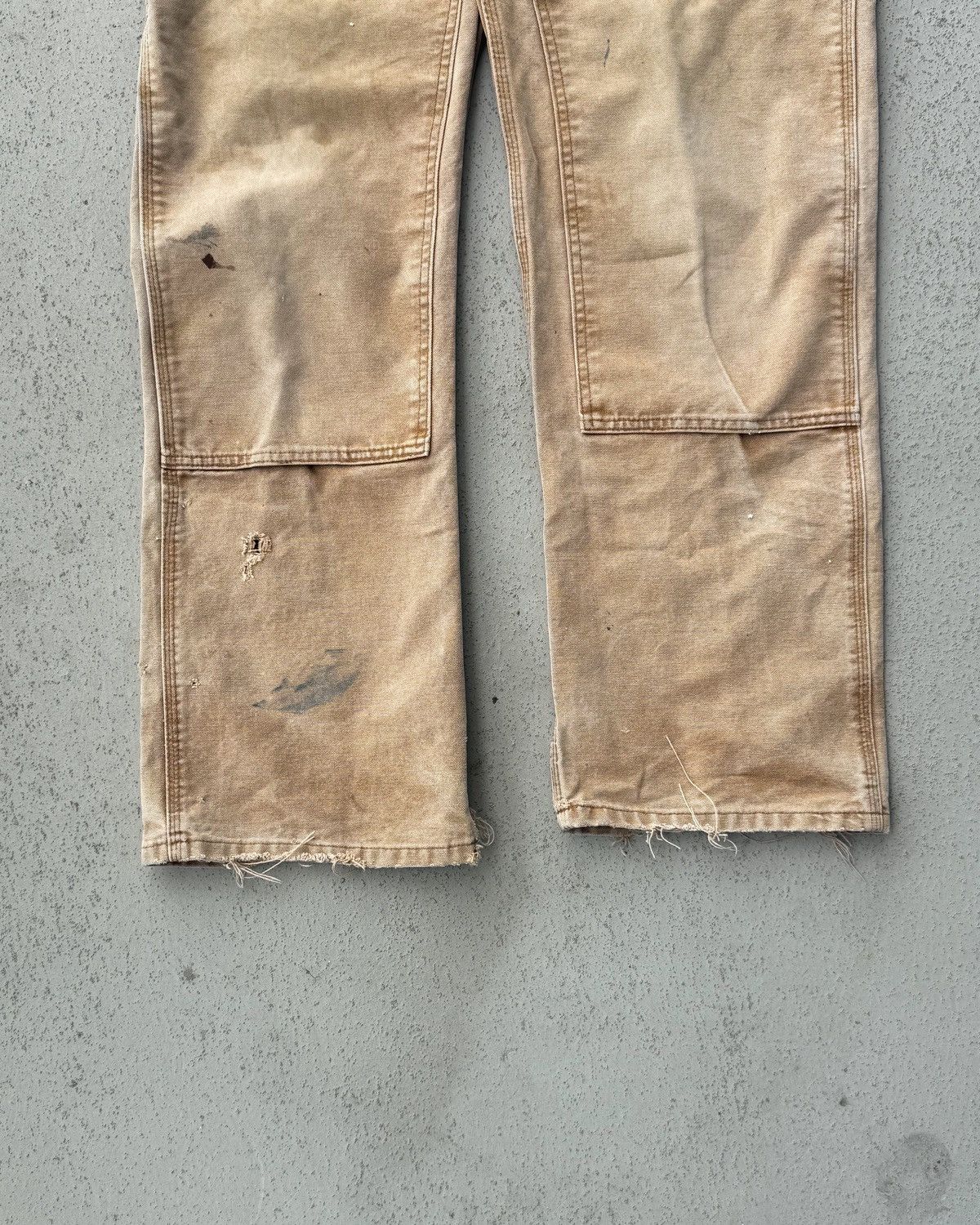 Carhartt Vintage Carhartt Double Knee Pants Beige Sun Fade 34x30 Size US 34 / EU 50 - 4 Thumbnail