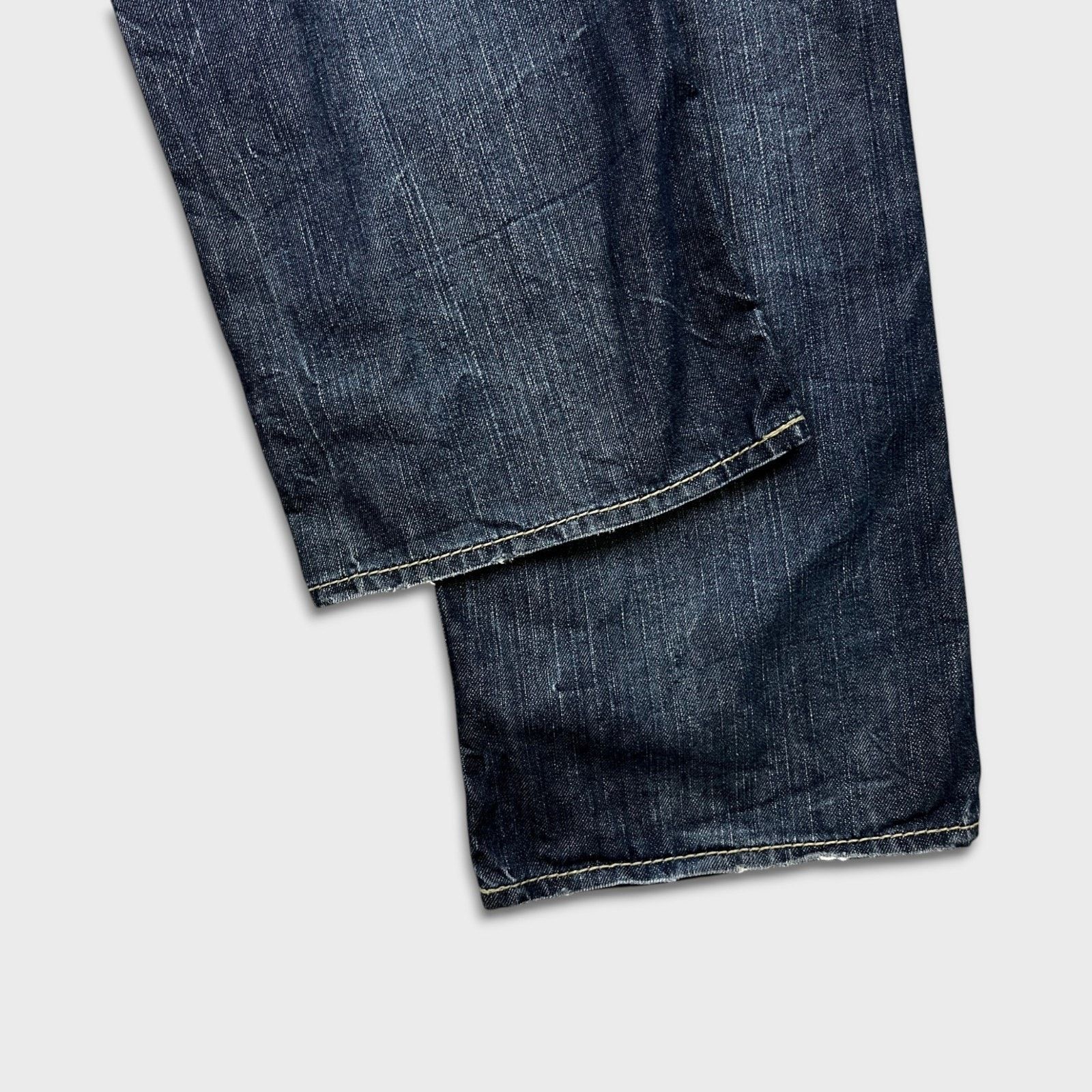 Silver Jeans Co. Silver Jeans Zac 33x34 Blue Relaxed Fit Straight Leg Denim Size US 33 - 9 Thumbnail