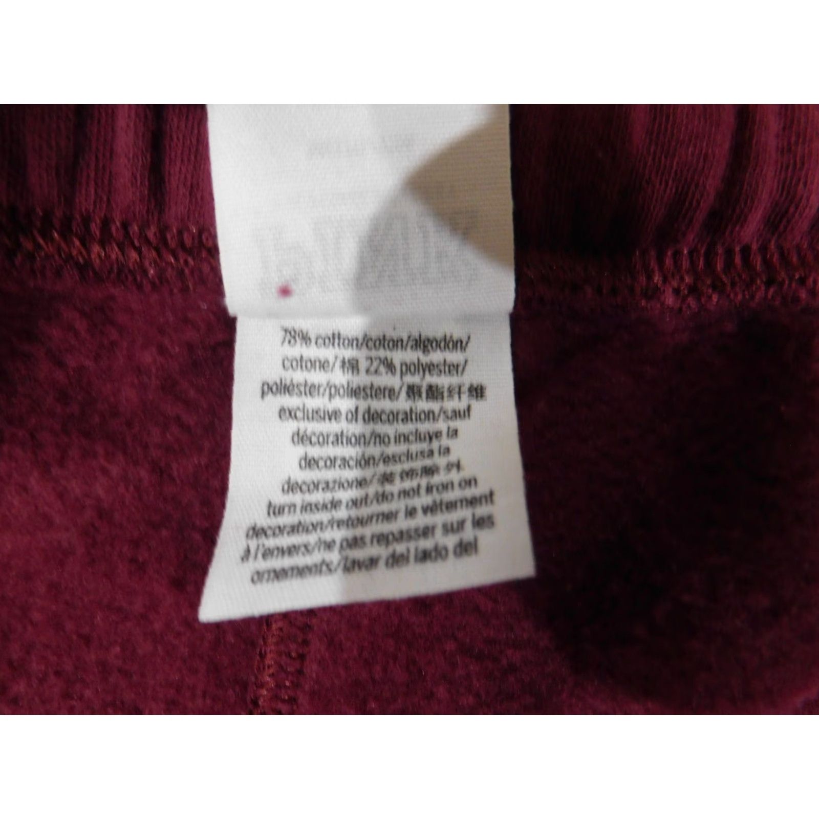 Victoria's Secret Victoria’s Secret Pink Sweatpants Womens M Red Love Logo Stretch Size 24" / US 00 / IT 34 - 6 Thumbnail