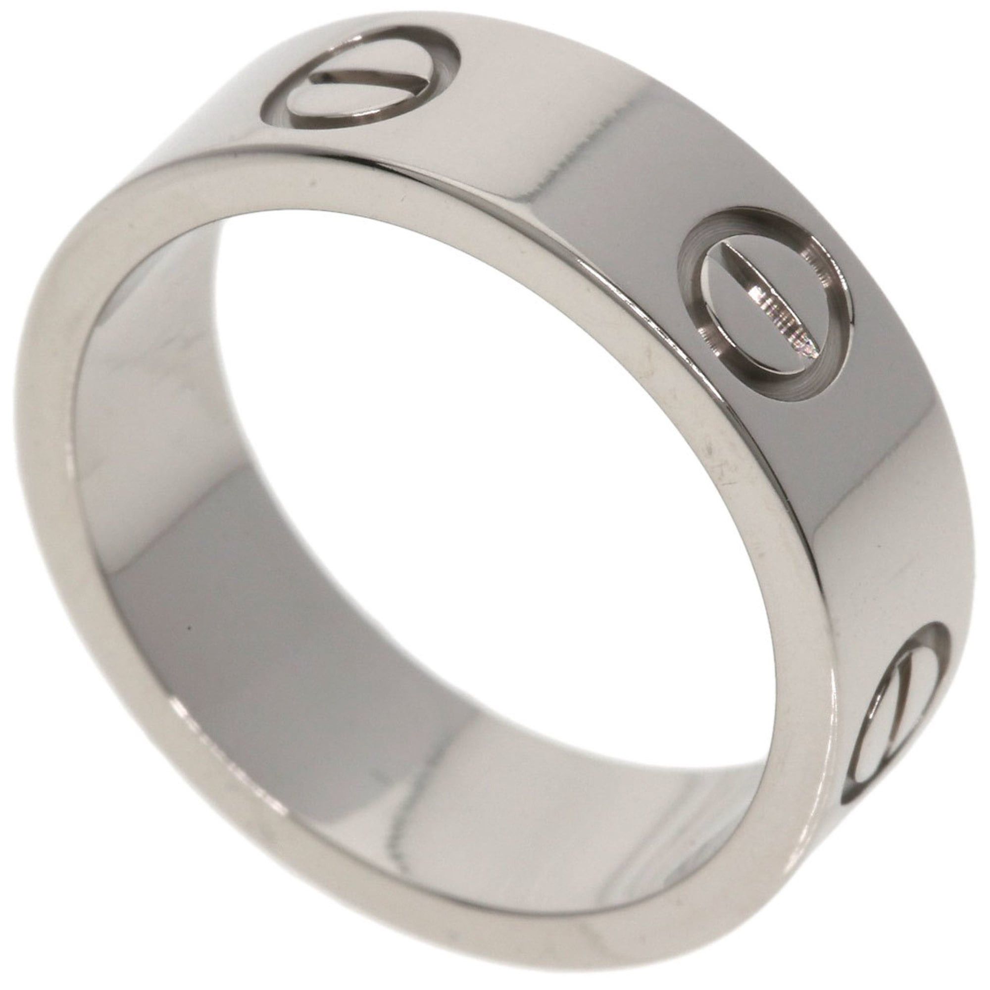 Cartier Cartier Love Ring #49 18K White Gold Women's Size ONE SIZE - 1 Thumbnail