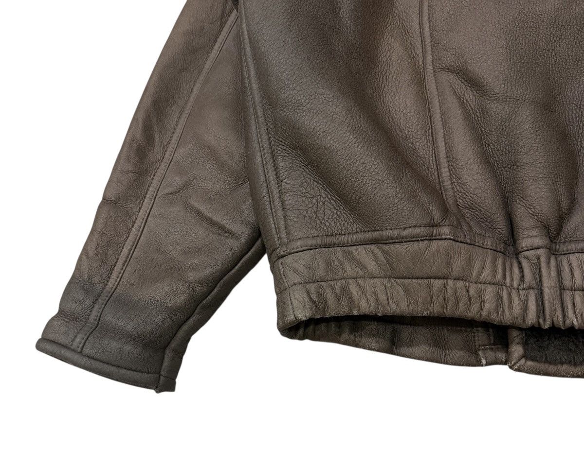 Leather Vintage Sheepskin Shearling Avant Garde Leather Jacket Size US M / EU 48-50 / 2 - 13 Thumbnail