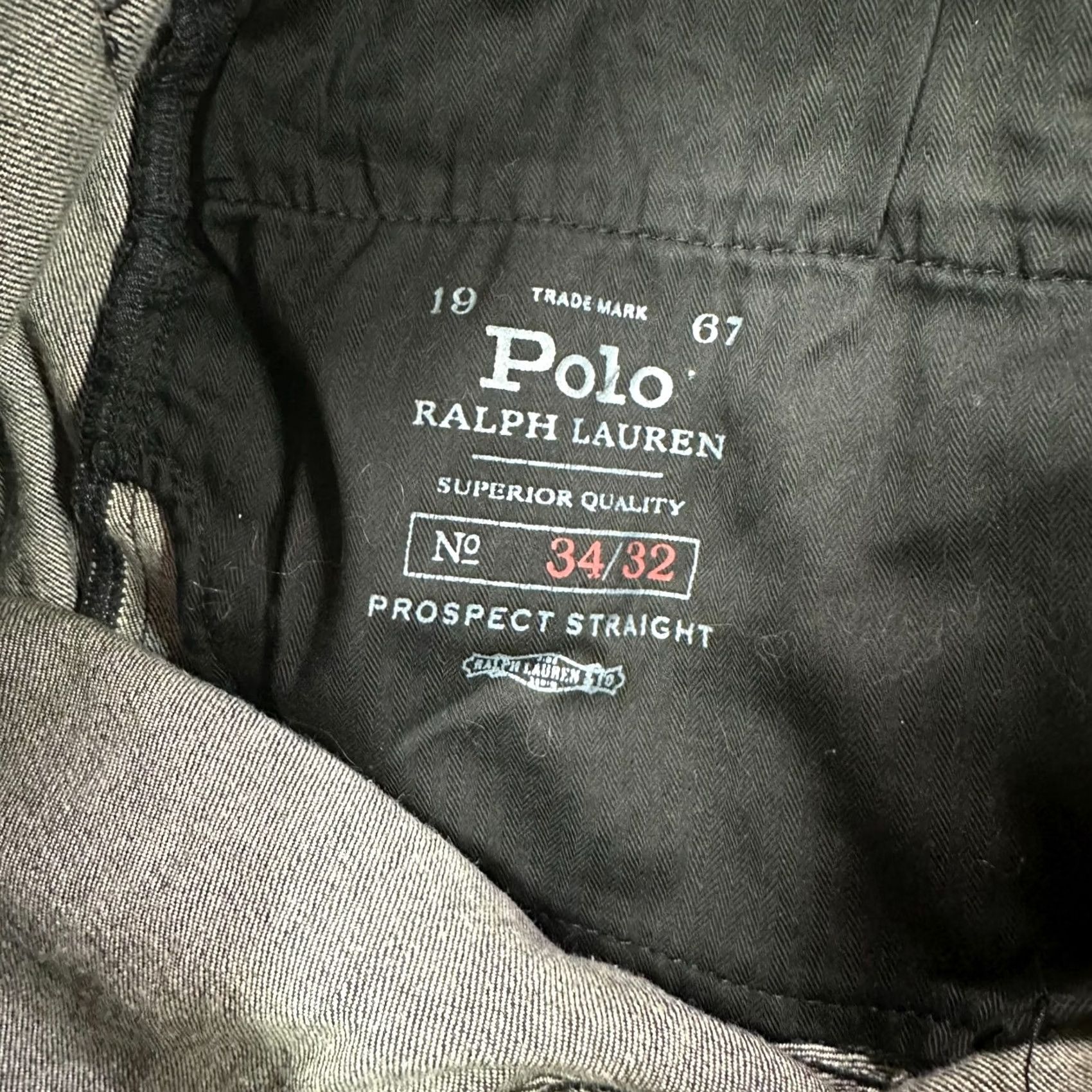 Polo Ralph Lauren Polo Ralph Lauren Prospect Straight Jeans Mens 34x32 Black Denim Comfort Regular Fit 5-Pocket Button Zipper Belt Loops Logo Size US S / EU 44-46 / 1 - 4 Thumbnail