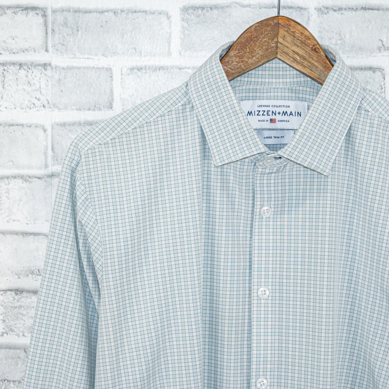 Mizzen+Main MIZZEN + MAIN collection Trim Fit Button front Shirt blue Size US L / EU 52-54 / 3 - 5 Thumbnail