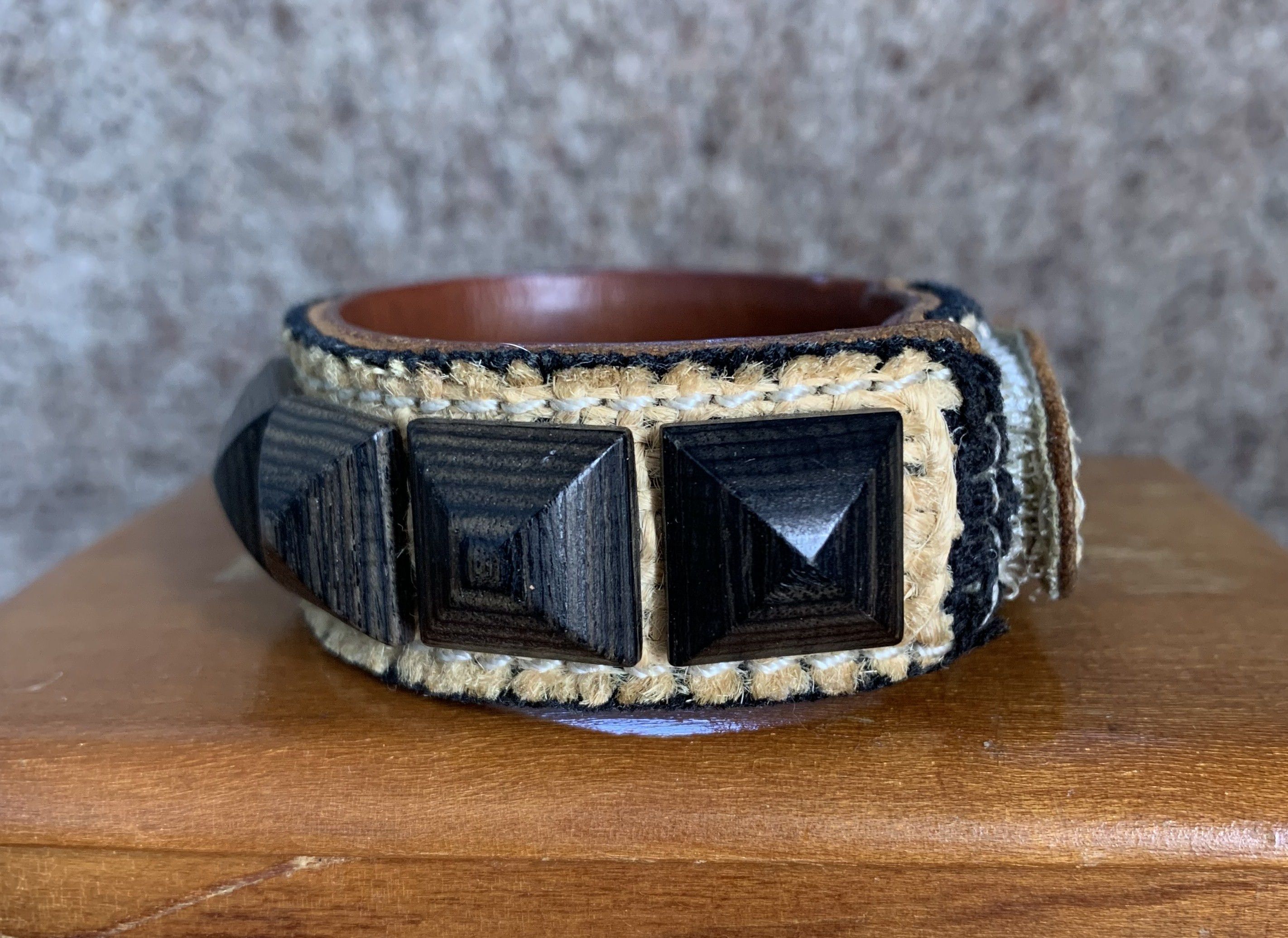 Undercover S/S 2003 Undercover "Scab" Studded Leather Bracelet Size ONE SIZE - 3 Thumbnail