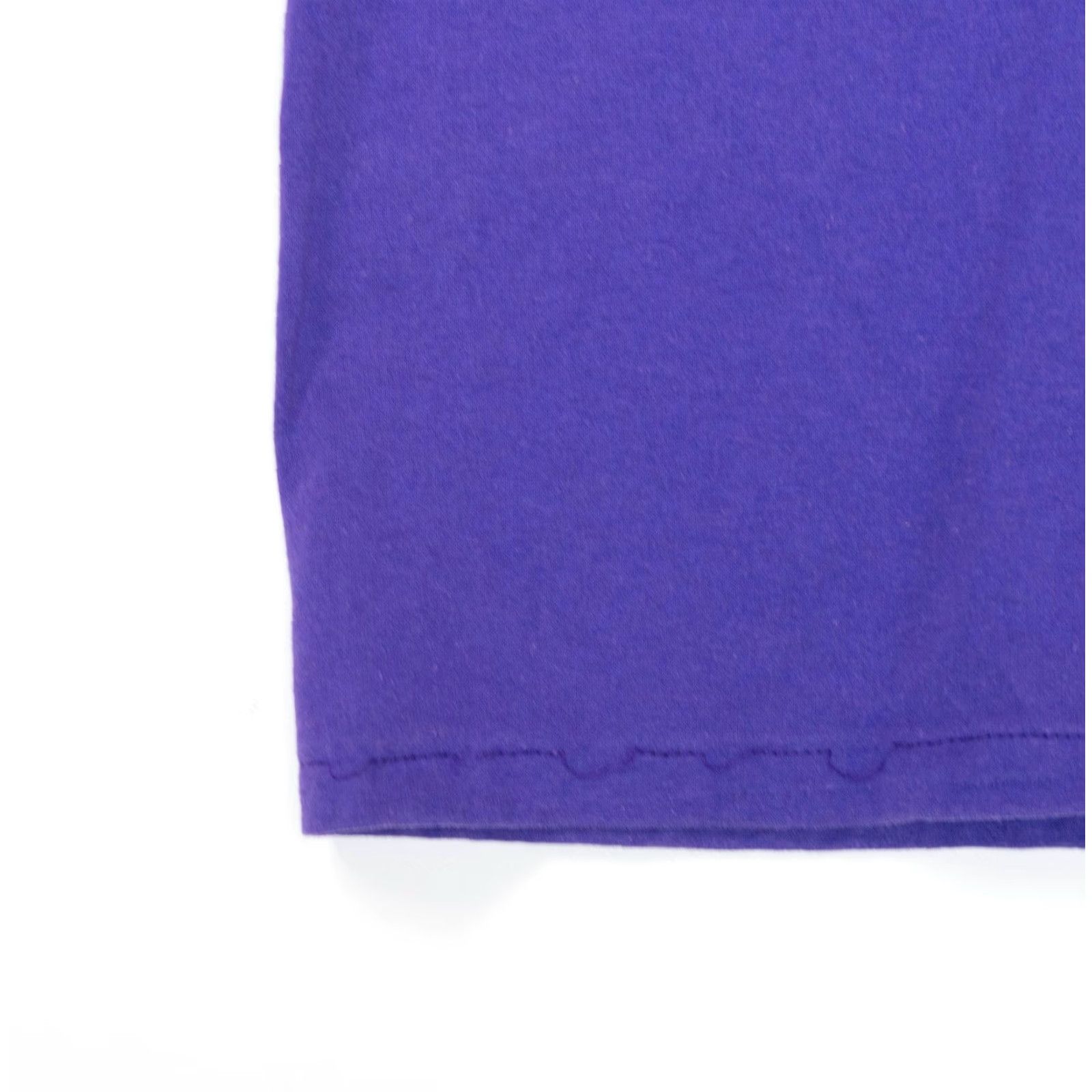 Hanes VINTAGE Hanes Ocean T-Shirt Womens XL Purple 80s 90s Nautical Ocean Seashells Starfish Glitter Cotton Polyester Knit Crew Neck Short Sleeve Size XL / US 12-14 / IT 48-50 - 7 Thumbnail