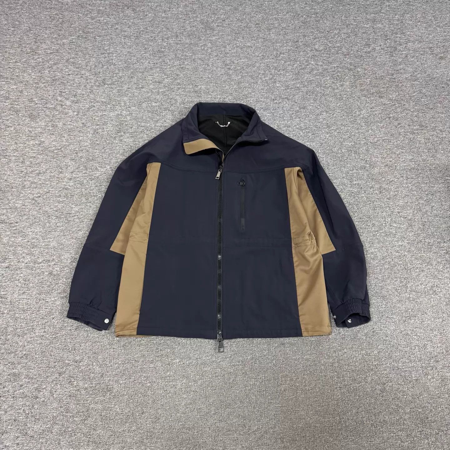 LV navy khaki colorblocked coach jacket 48 99 new