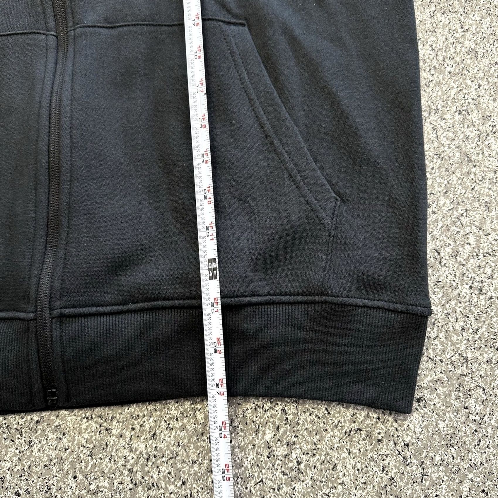 RVCA RVCA Full Zip Hoodie Mens M Black Ocean Cotton Blend Long Sleeve Hoodie Size US M / EU 48-50 / 2 - 6 Thumbnail