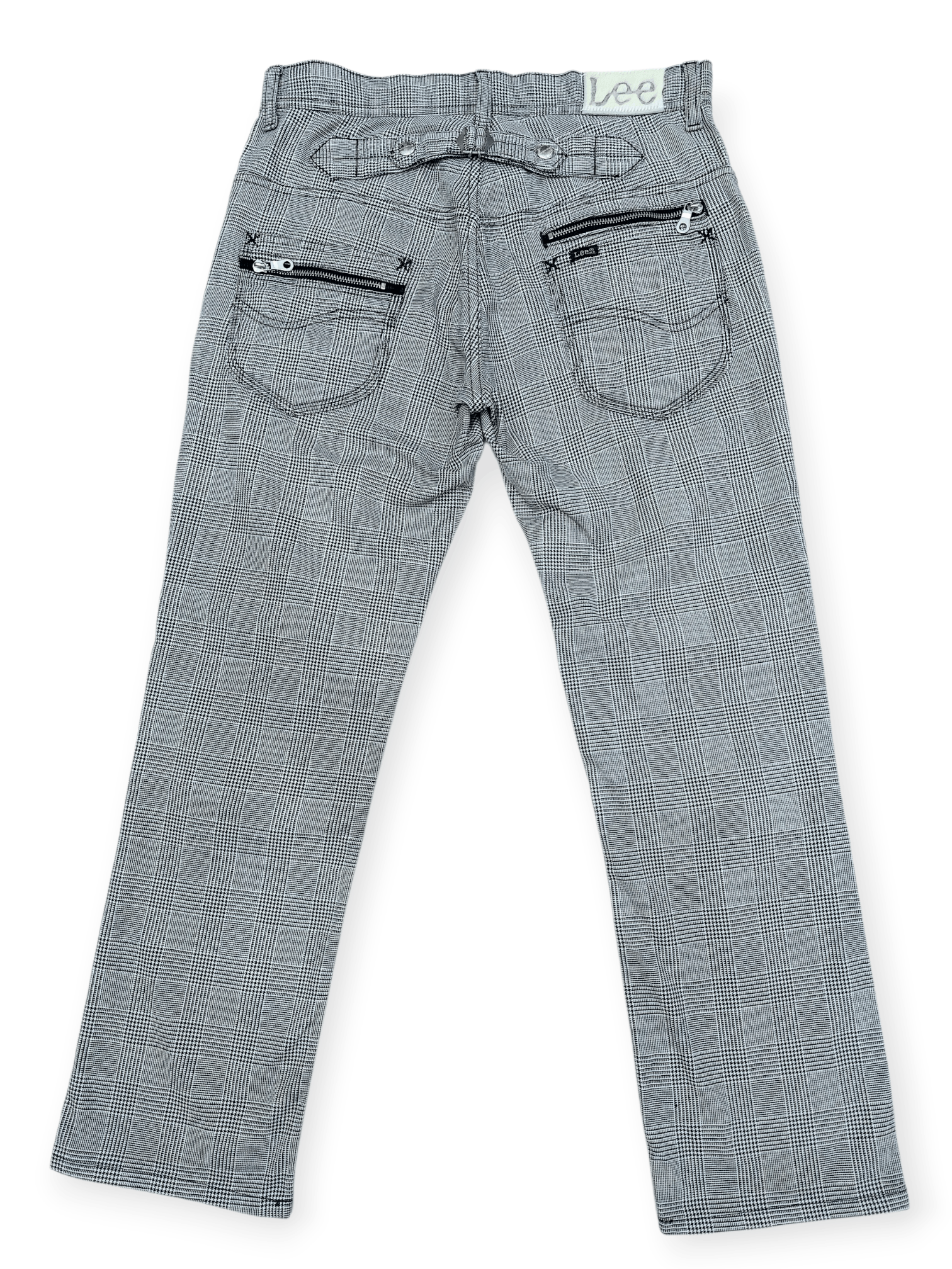 Lee Lee Cowboy Multi Zipped Nova Check Denim Size US 30 / EU 46 - 10 Thumbnail
