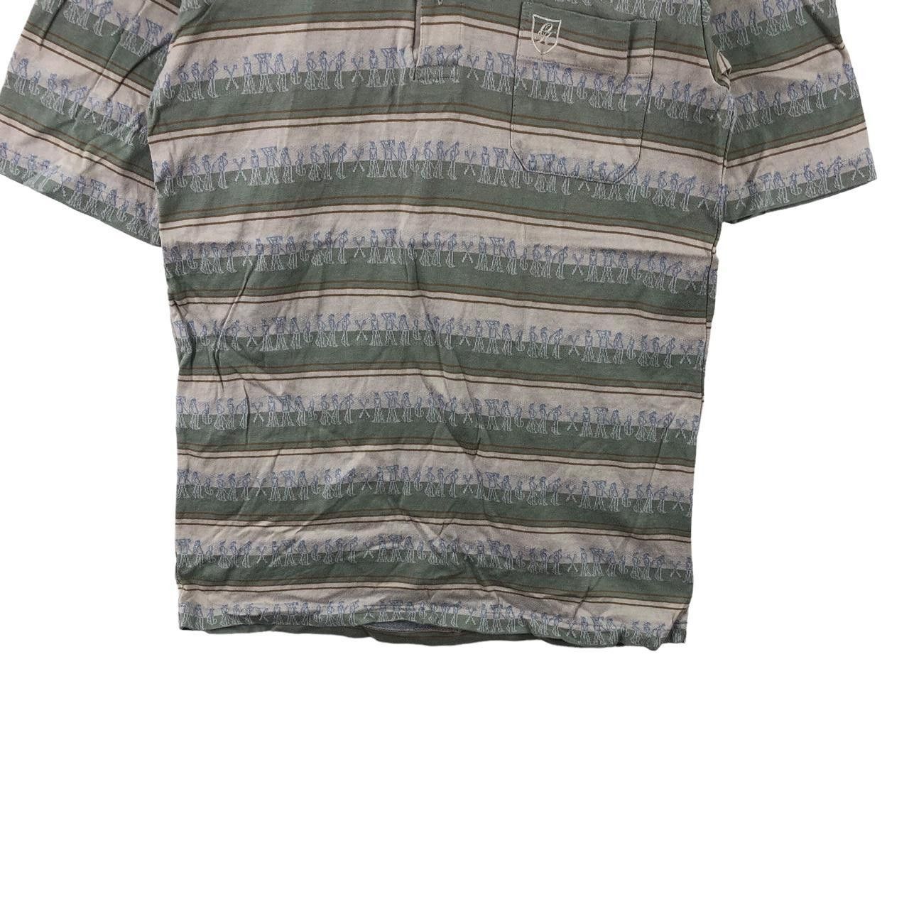 Vintage Vintage ST. CATHERINES Monogram Polo Tee Shirt Top Golf AOP Size US M / EU 48-50 / 2 - 4 Thumbnail