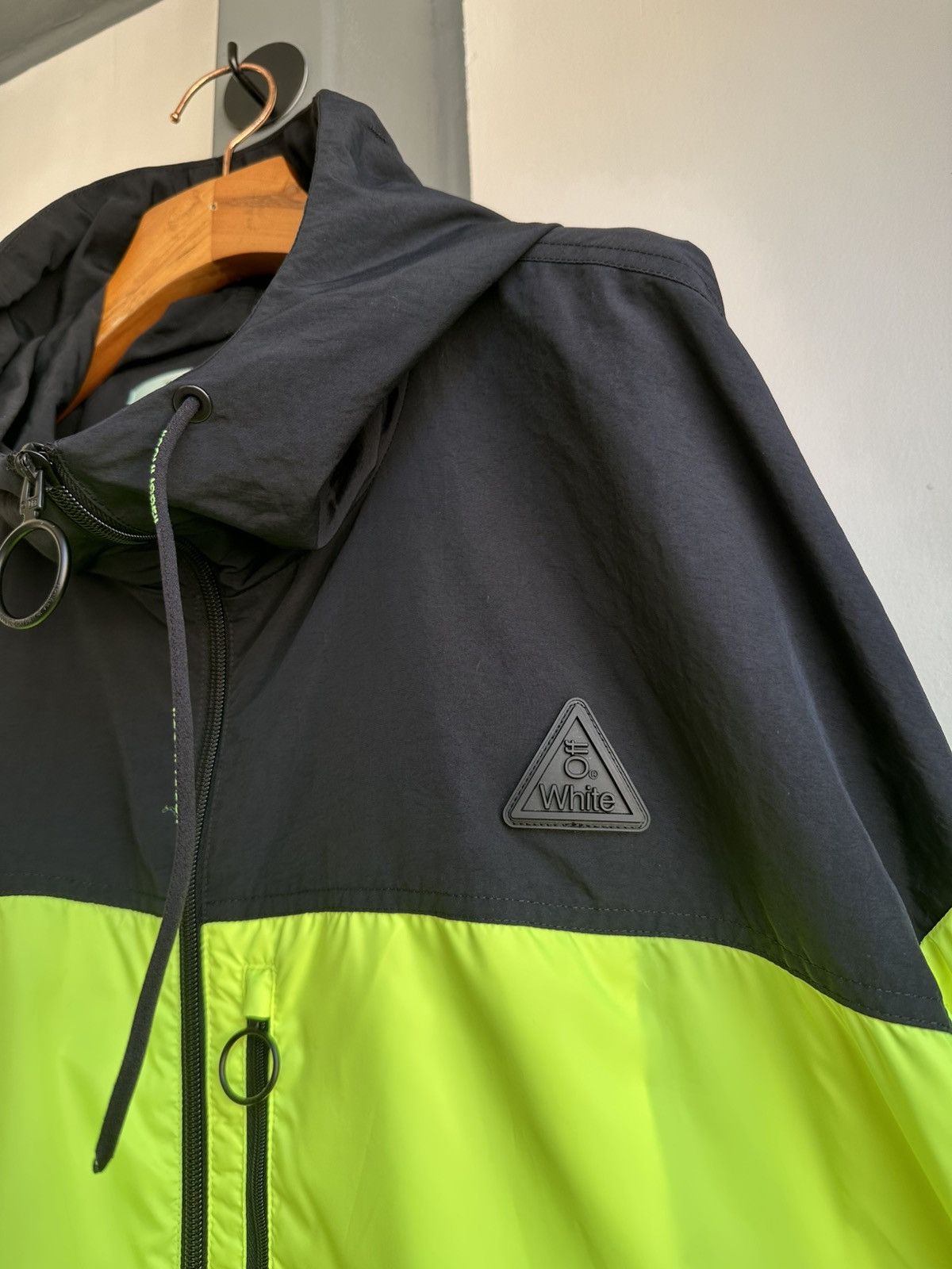 Off-White Off white oversized nylon windbreaker Size US S / EU 44-46 / 1 - 2 Thumbnail