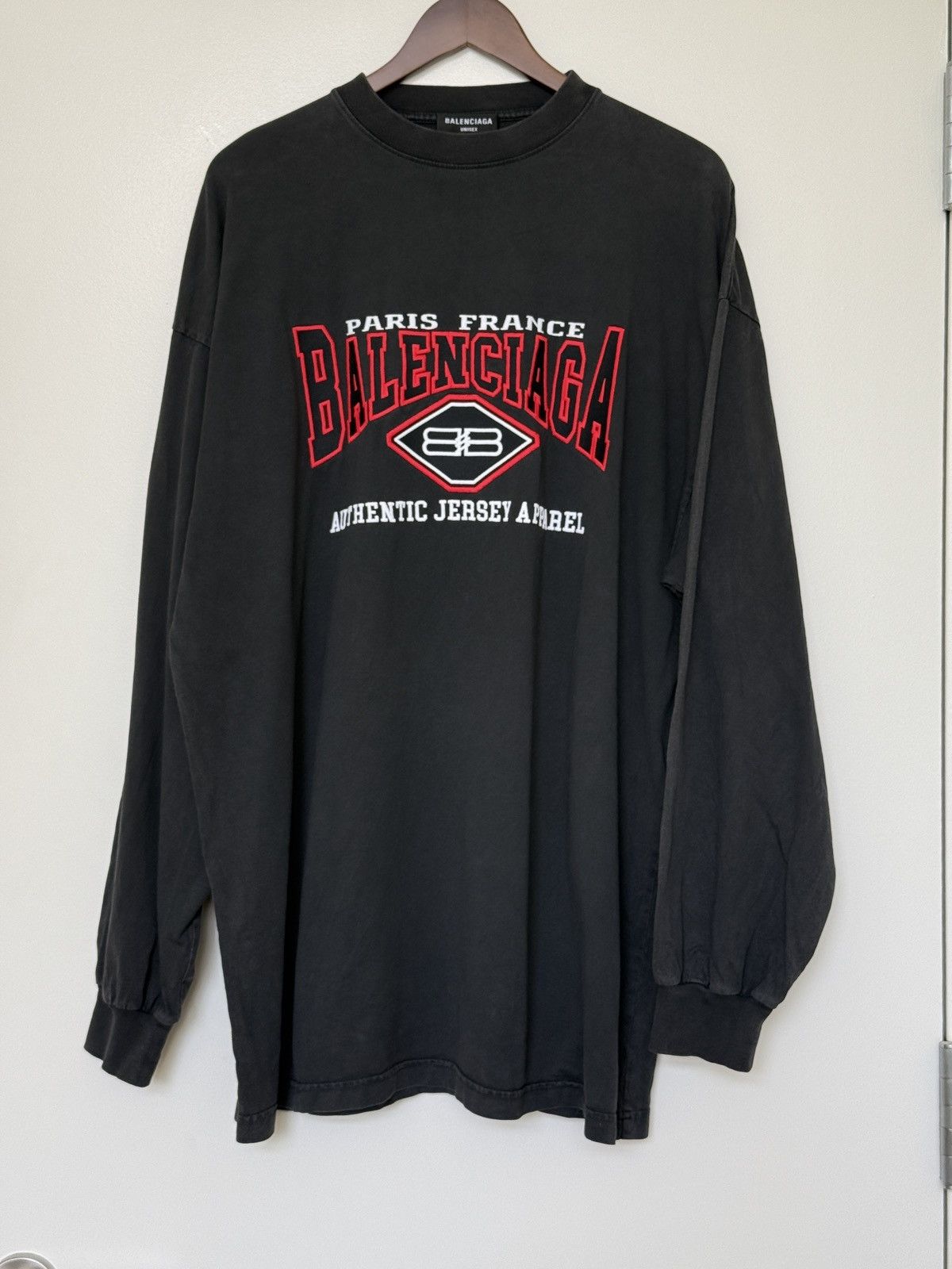 Balenciaga Balenciaga Athletics Department Longsleeve Size 2 Size US XL / EU 56 / 4 - 13 Thumbnail