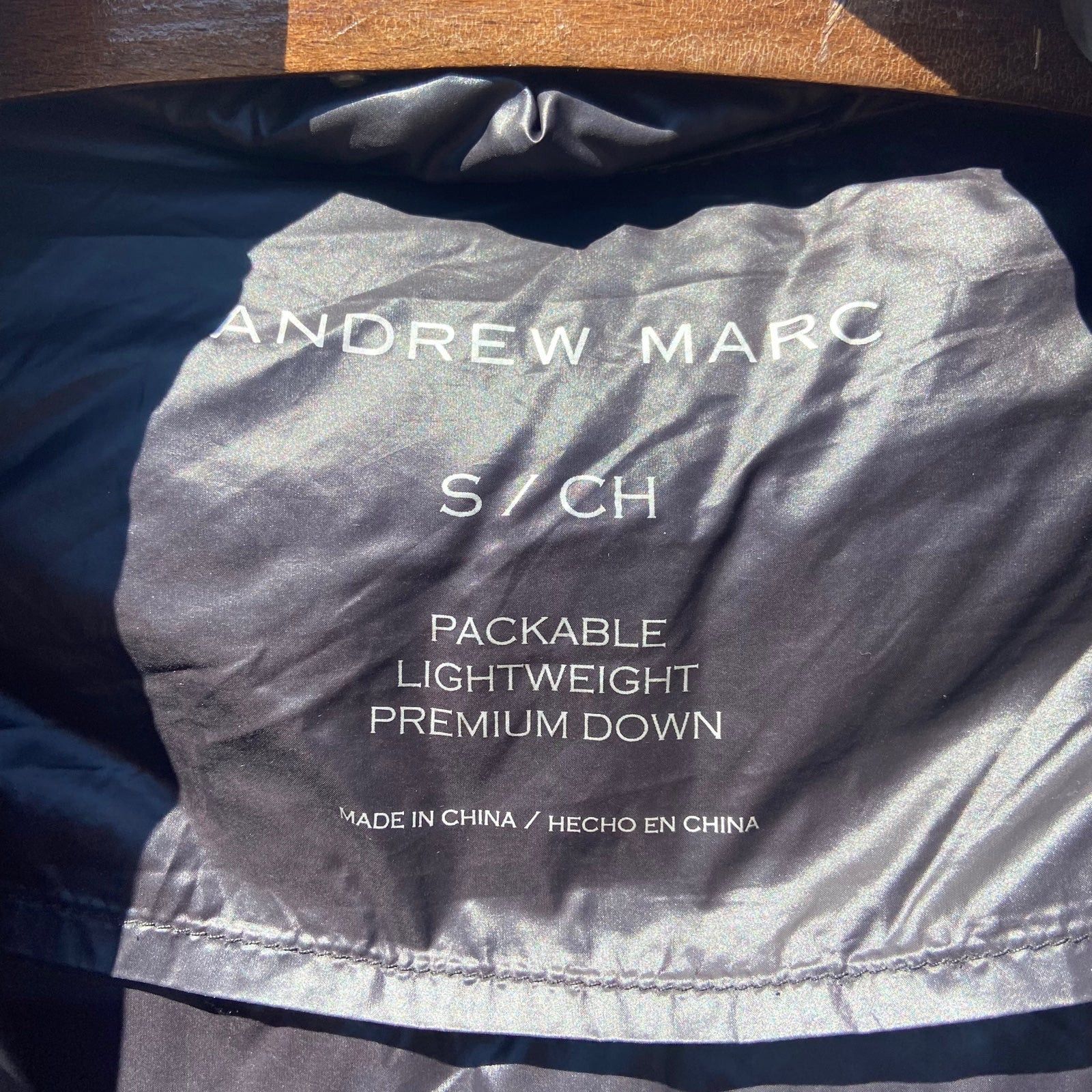 Andrew Marc Andrew Marc Black Packable Down Jacket Size S / US 4 / IT 40 - 3 Thumbnail