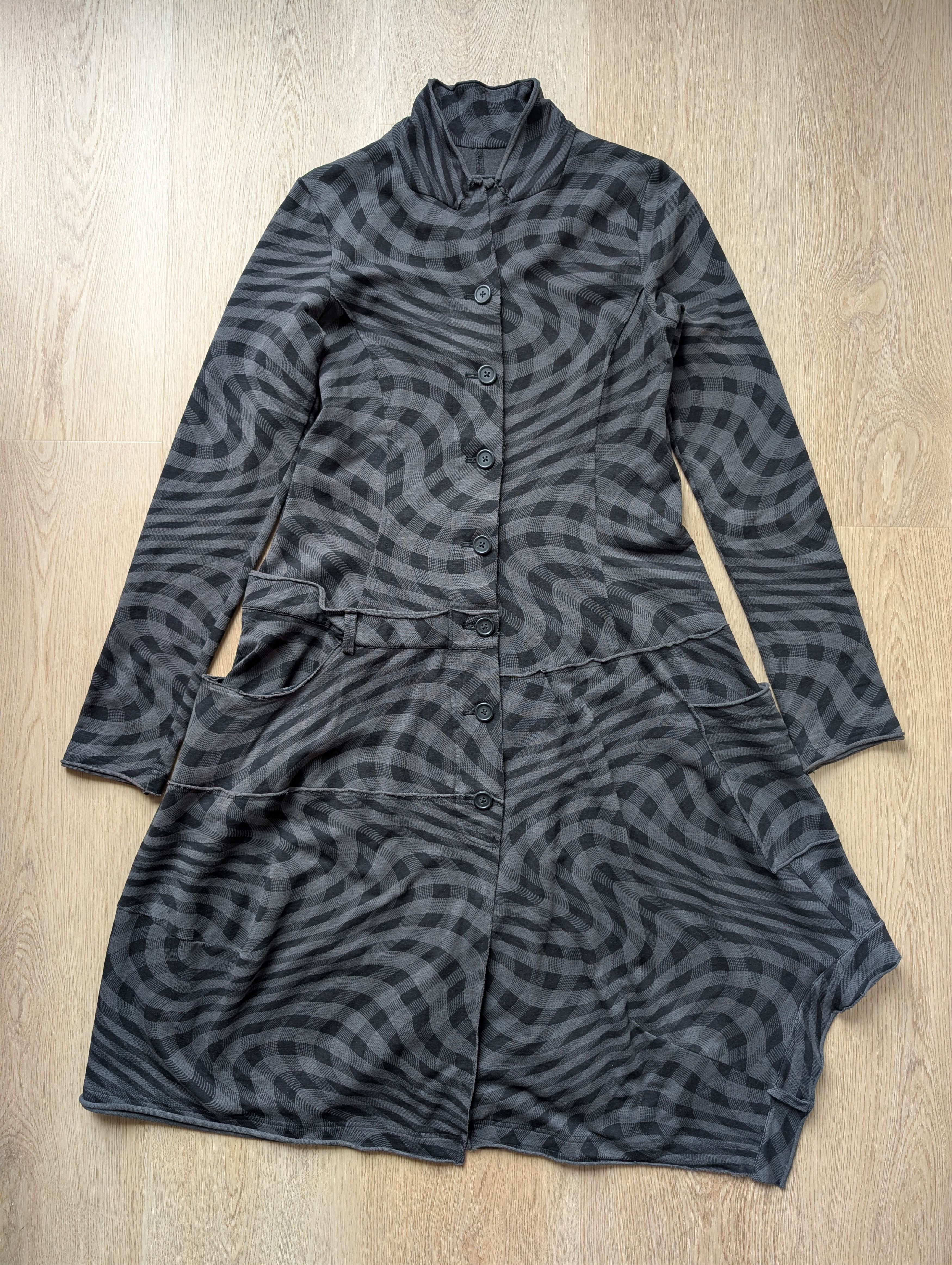 Rundholz Rundholz Black Label Avant-Garde Long Button Cardigan Coat Size S / US 4 / IT 40 - 1 Thumbnail