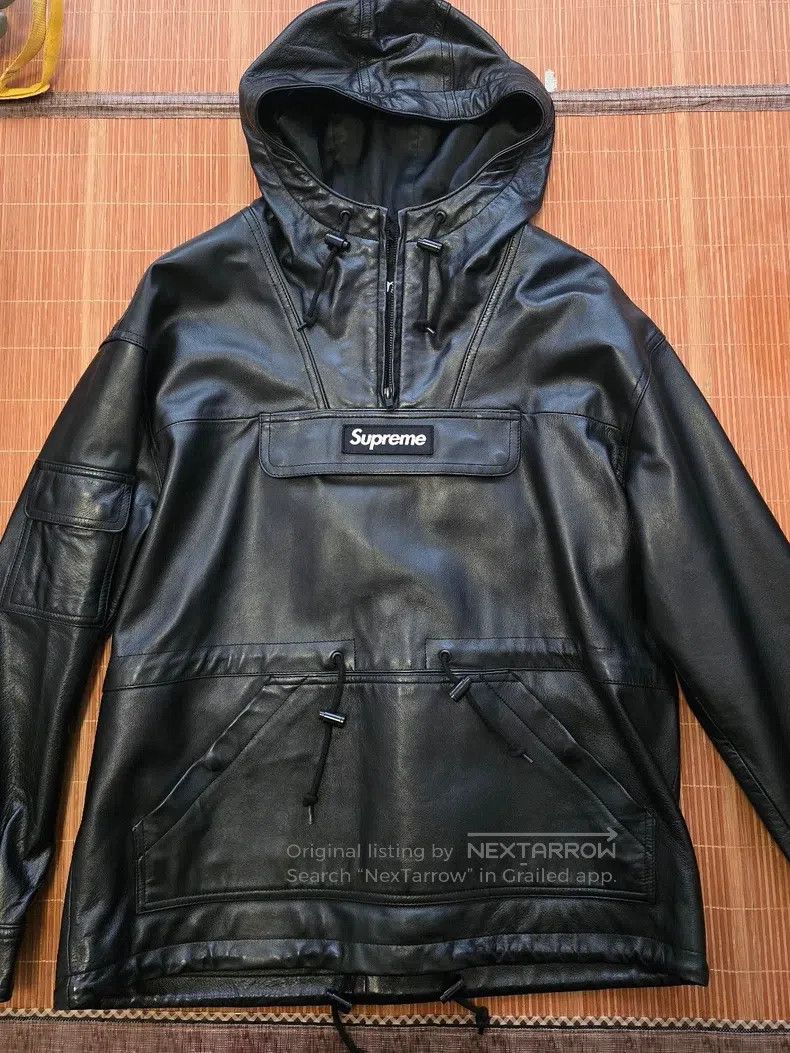 Saint Laurent Paris Saint Laurent Paris Leather Jacket Sweatshirt Size US S / EU 44-46 / 1 - 1 Thumbnail