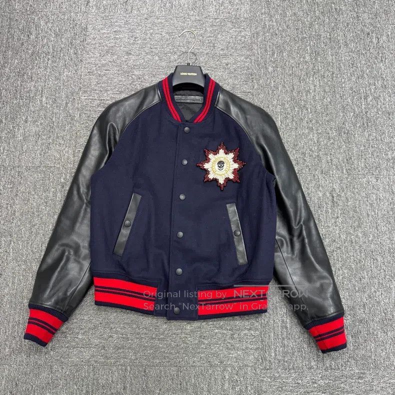 Alexander McQueen Alexander Mcqueen Embroidered skull leather jacket Size US M / EU 48-50 / 2 - 1 Thumbnail