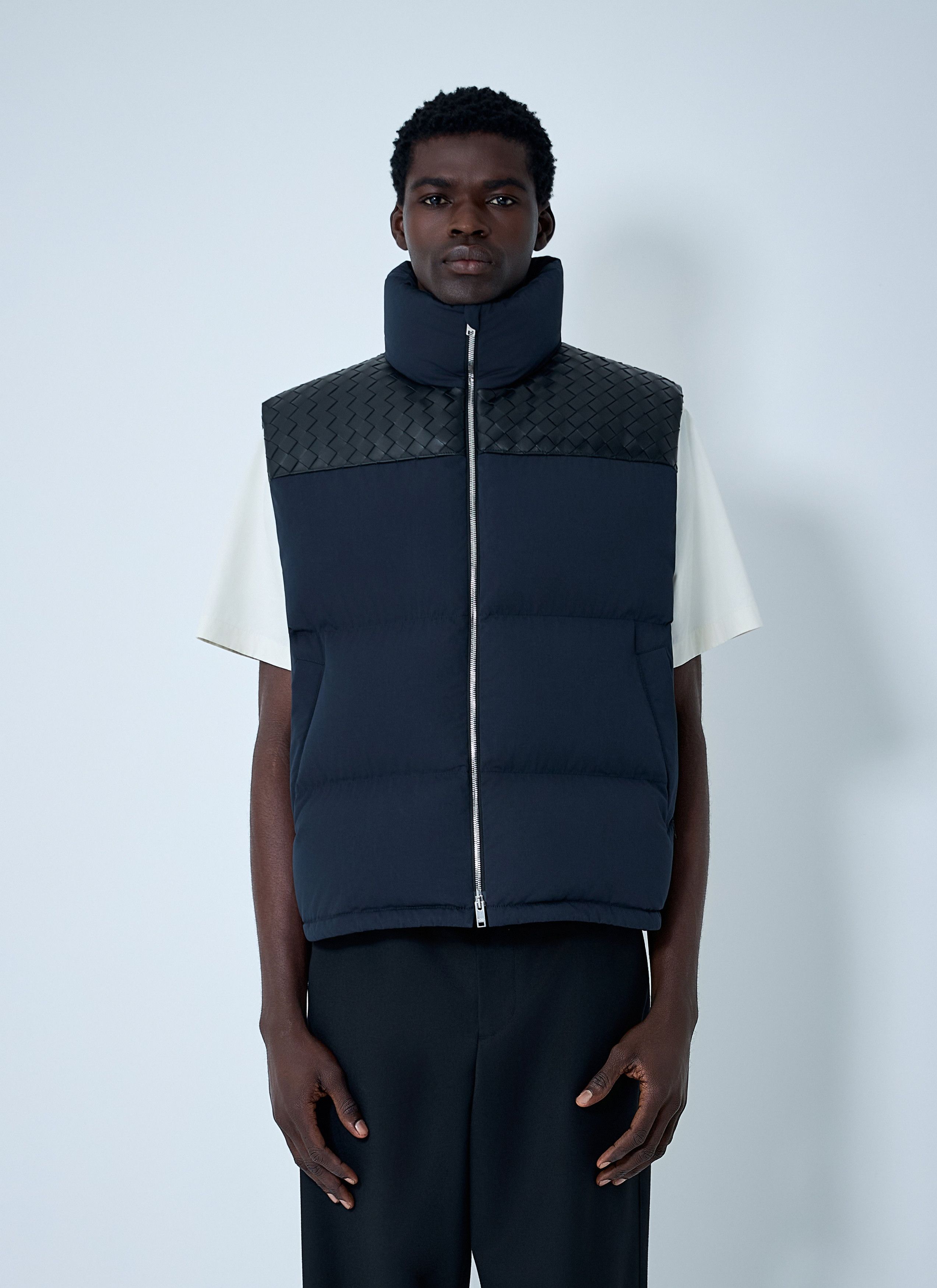 Bottega Veneta Tech Nylon Puffer Gilet Size US XL / EU 56 / 4 - 1 Thumbnail