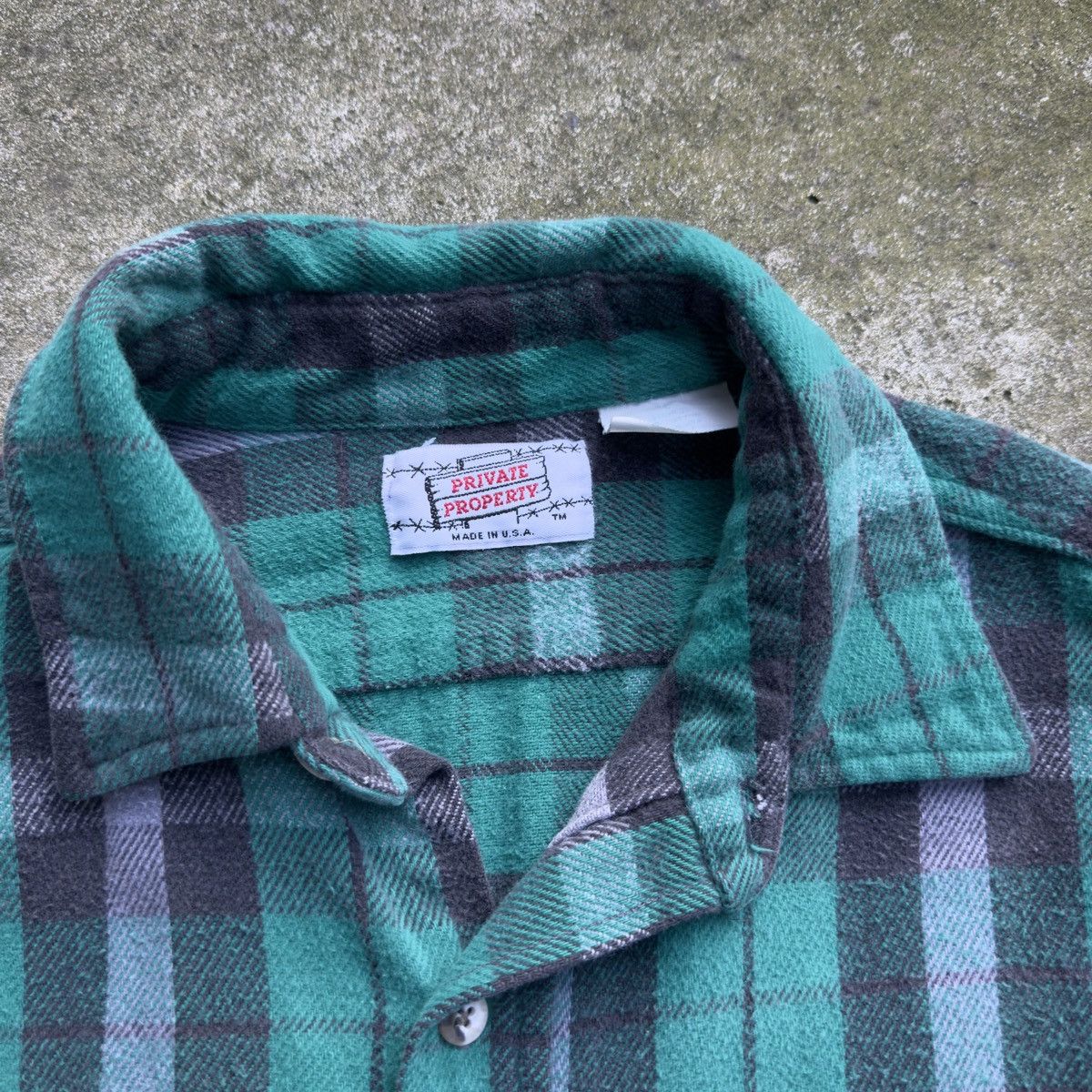 Vintage Thrashed Faded Distressed Plaid Flannel Shirt ERD Grunge Size US XL / EU 56 / 4 - 5 Thumbnail