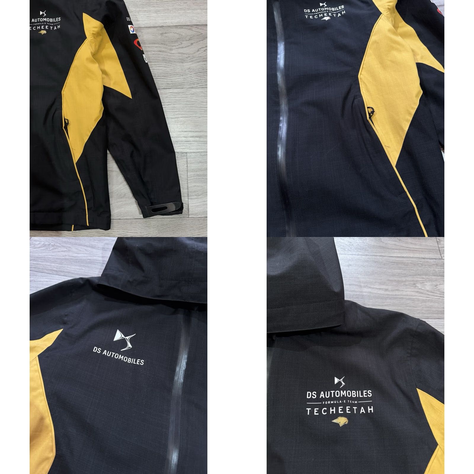 Vintage DS AUTOMOBILES TECHEETAH FORMUMA E RACING Jacket M Windbreaker Black Men's Full Zip Size US M / EU 48-50 / 2 - 8 Thumbnail