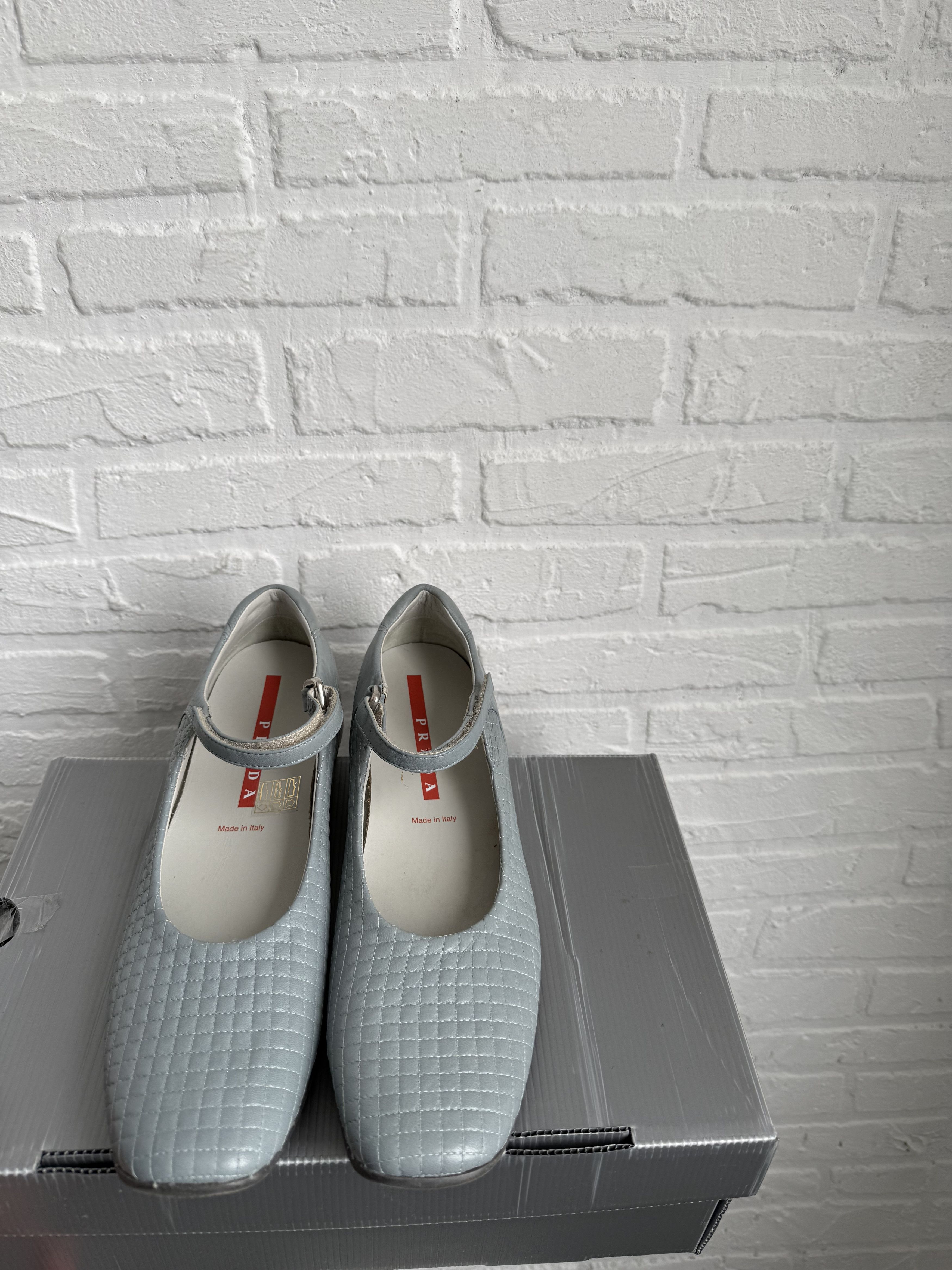 Prada Prada sport Mary Jane flats baby blue Size US 10 / IT 40 - 2 Thumbnail