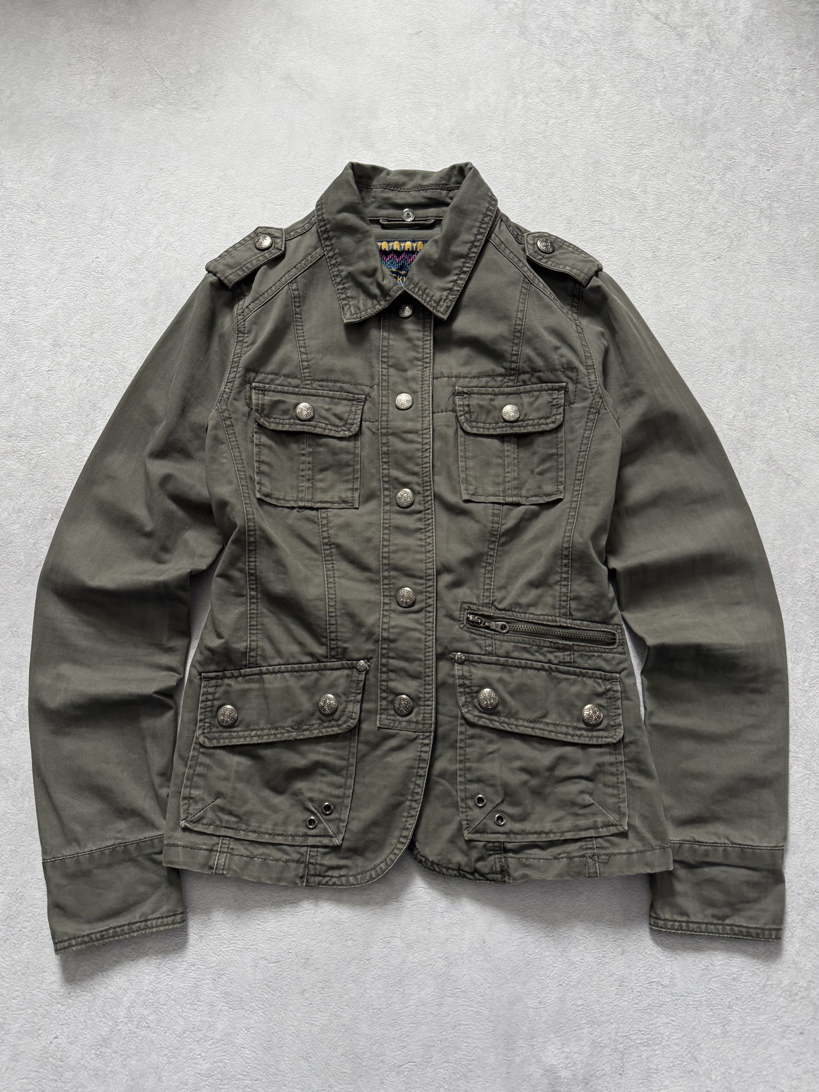 Vintage Japanese Style Vintage Y2K Grunge Military Field Jacket Size S / US 4 / IT 40 - 1 Thumbnail